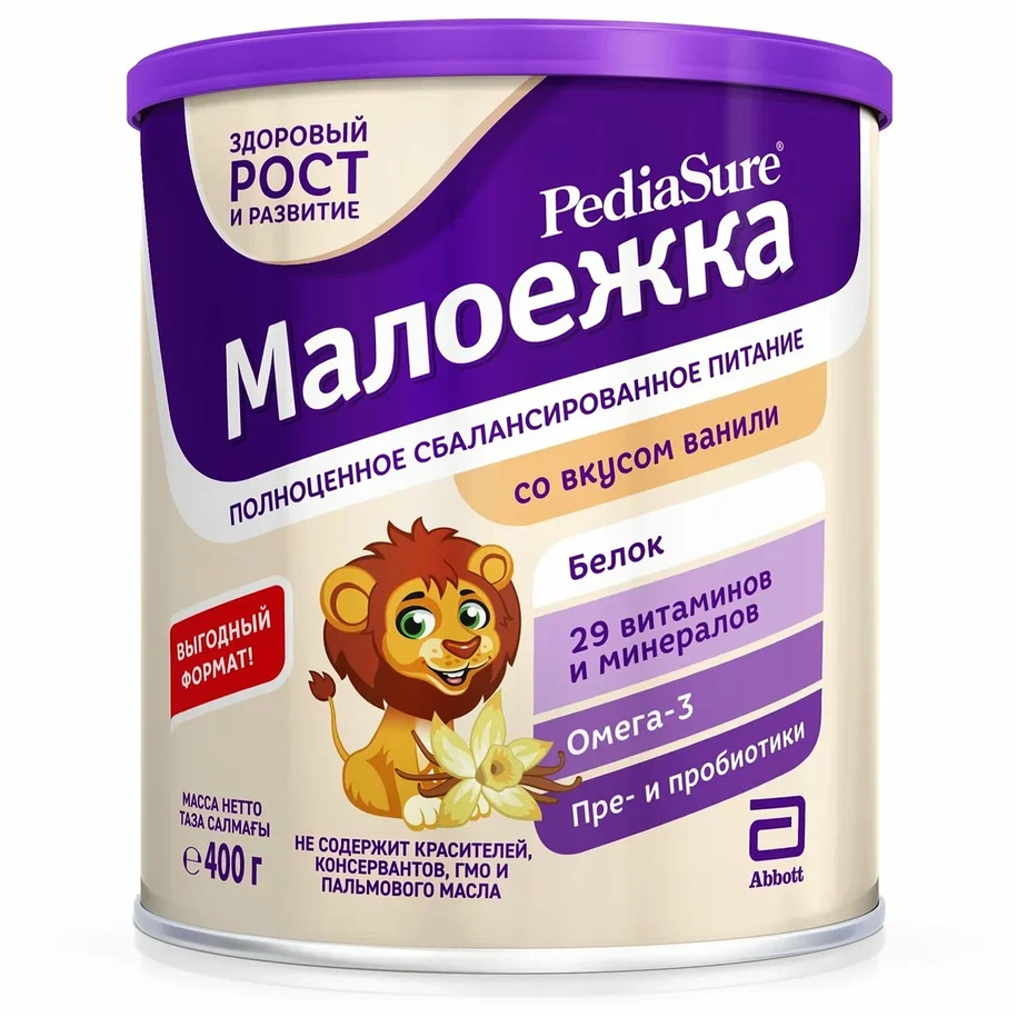 Отзывы о сухая смесь PediaSure Малоежка для диетического питания со вкусом  ванили, 1-10 лет, 400 г - отзывы покупателей на Мегамаркет | детские смеси  3 (от года) - 100027171929