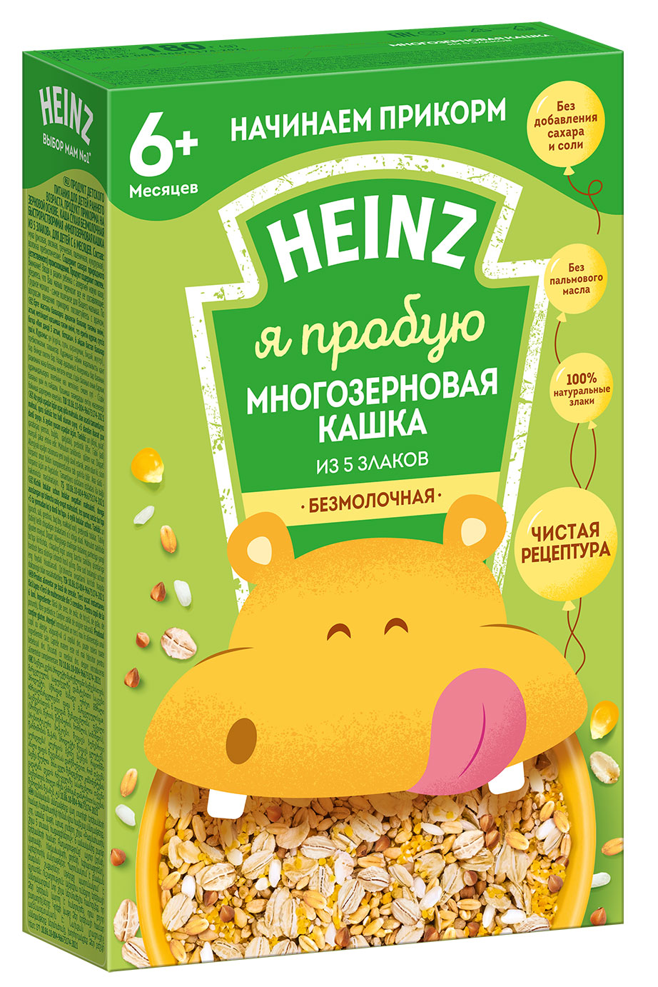 Heinz овсяная каша без молока