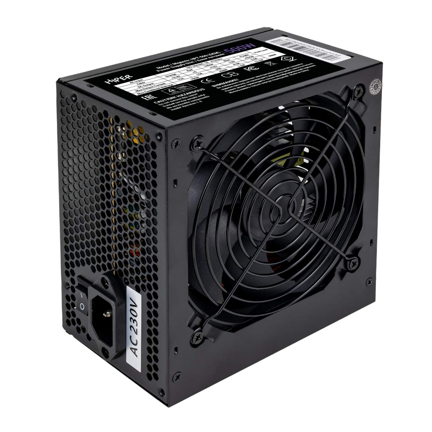 Блок питания HIPER HPT-500 500W – купить в Москве, цены в  интернет-магазинах на Мегамаркет