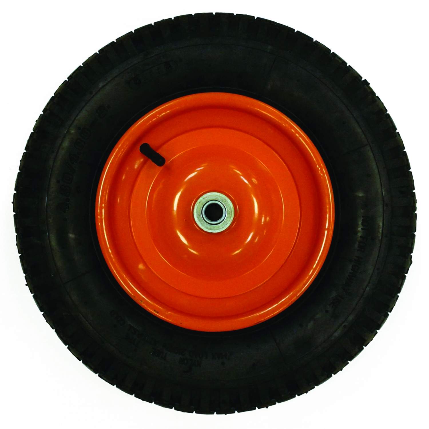 Колесо для тачки пневматическое, размер 3.00-8, 360 мм, ось 16 мм