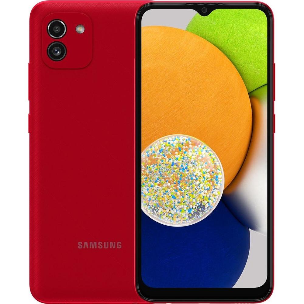 Смартфон Samsung Galaxy A03 3/32GB Red (SM-A035FZRDSER) - отзывы  покупателей на маркетплейсе Мегамаркет | Артикул: 600005495311