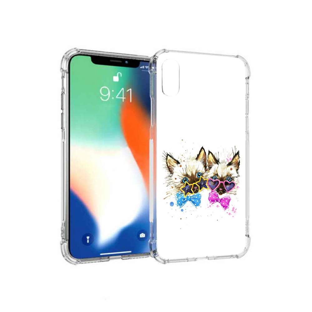 Чехол MyPads Tocco для Apple iPhone XS Max милые котята (PT117540.614.474),  купить в Москве, цены в интернет-магазинах на Мегамаркет