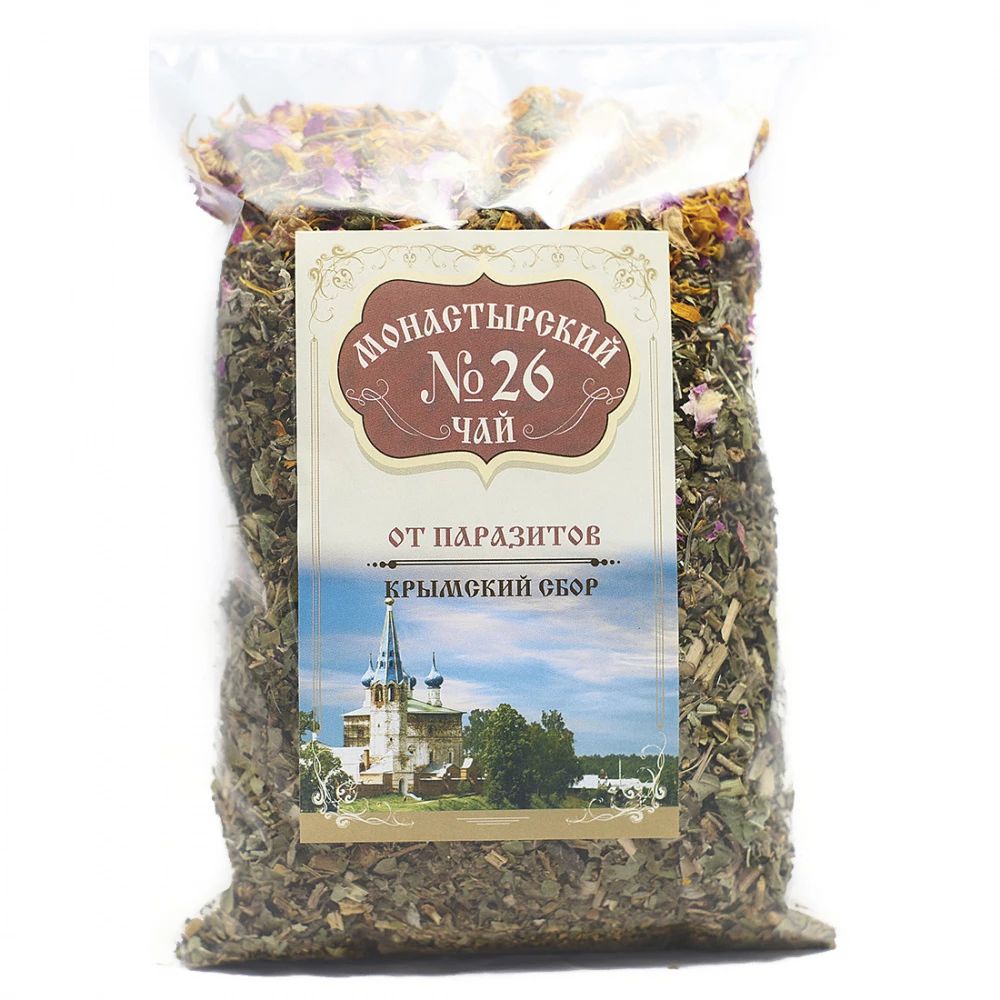 Антипаразитарный чай Монастырский (травяной сбор от гельминтов)