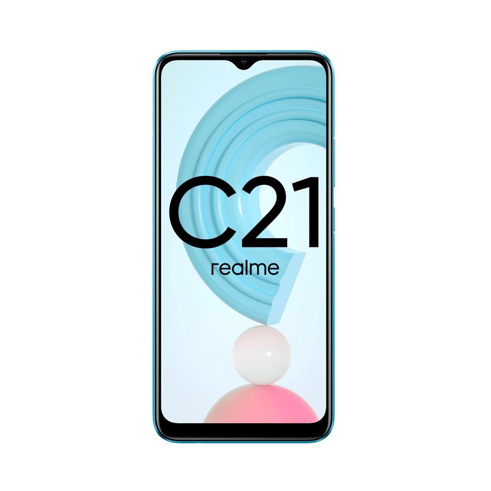 Смартфон Realme C21 4+64GB Cross Blue (RMX3201) - отзывы покупателей на  маркетплейсе Мегамаркет | Артикул: 100028274018