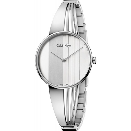 Calvin klein shop women's silver watch