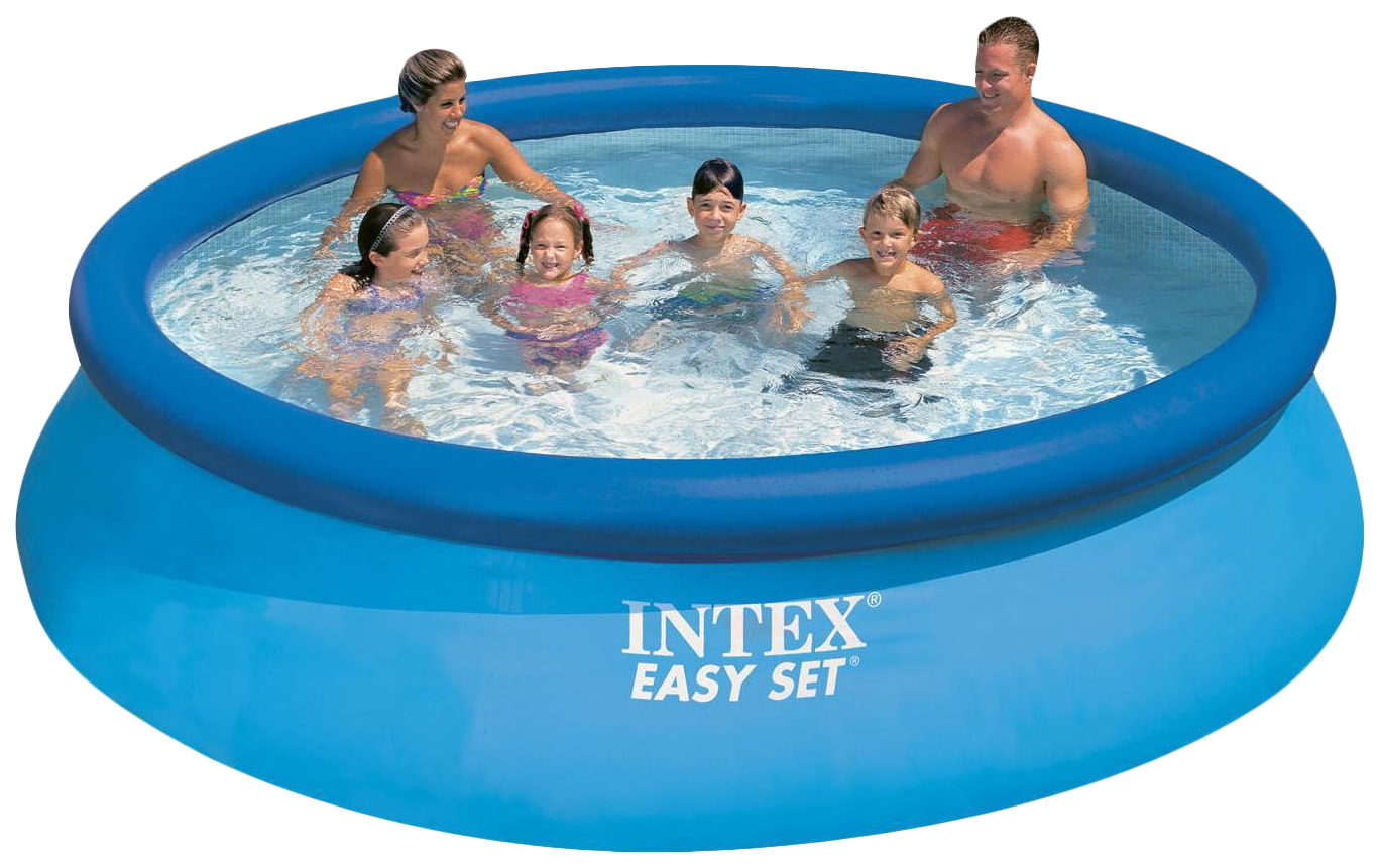 Надувной бассейн Intex Easy Set 28130 366x366x76 см - отзывы покупателей на  Мегамаркет