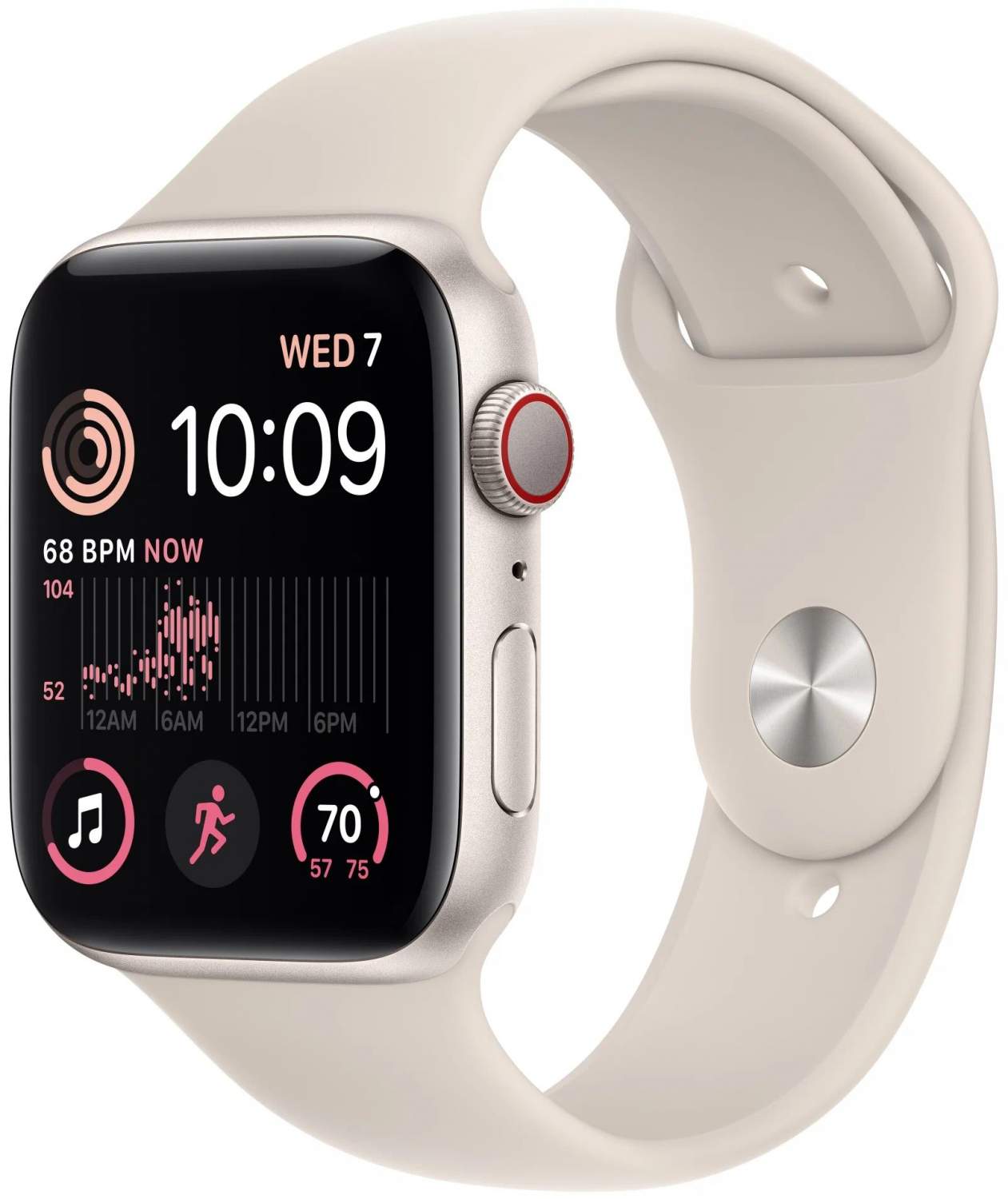 Смарт-часы Apple Watch SE 2 (2022) GPS 40мм Aluminum Case, Starlight M/L -  отзывы покупателей на маркетплейсе Мегамаркет | Артикул: 100043620466