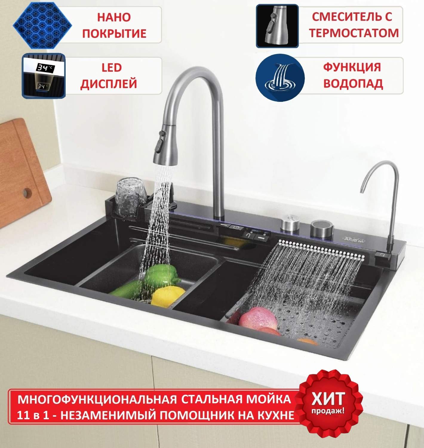 Мойки для кухни из нержавеющей стали - купить мойку для кухни из ...