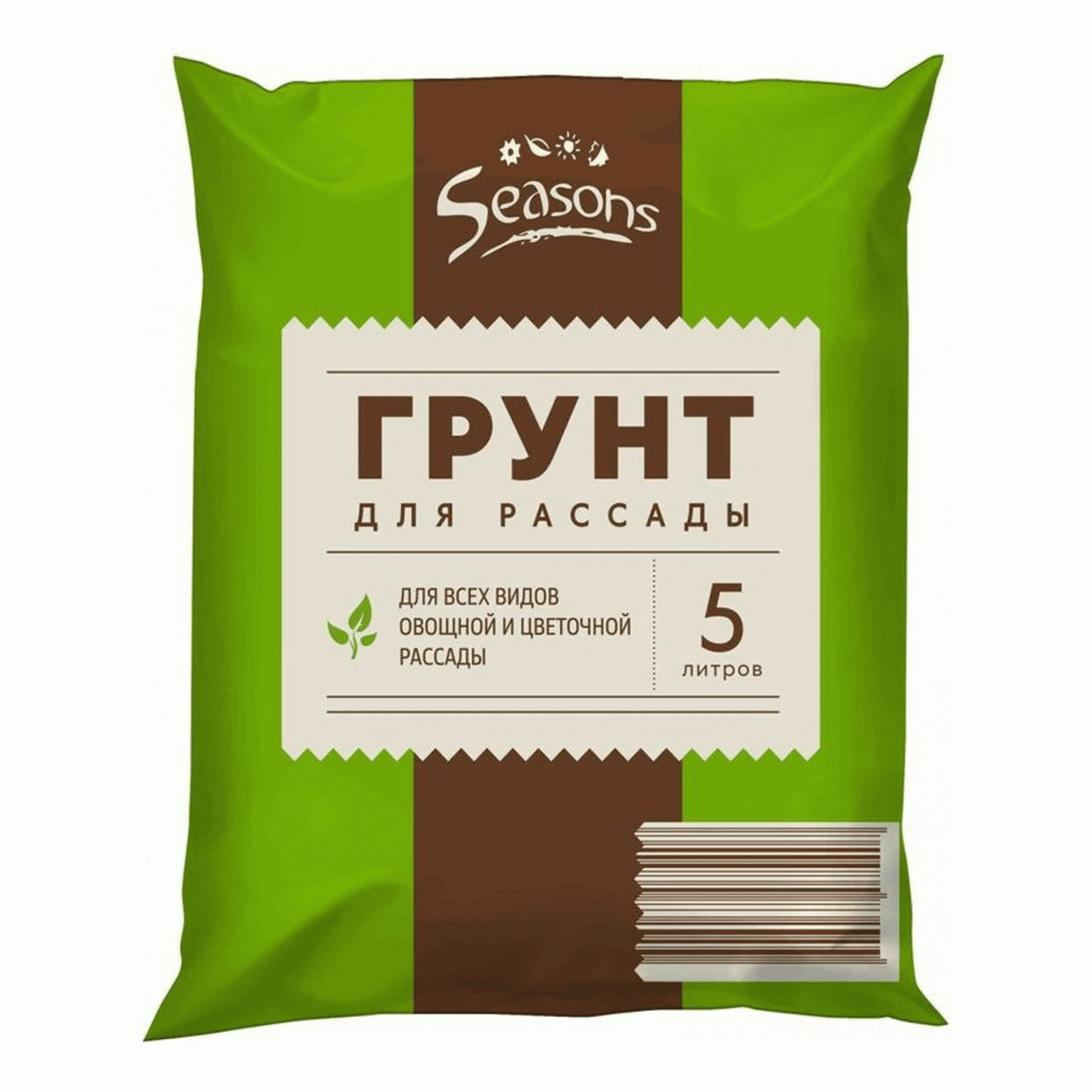 Грунт Seasons для рассады 5 л - купить в Москве, цены на Мегамаркет |  100061785148