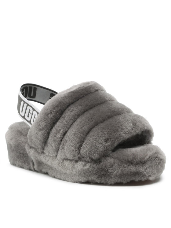 Grey shop ugg slides