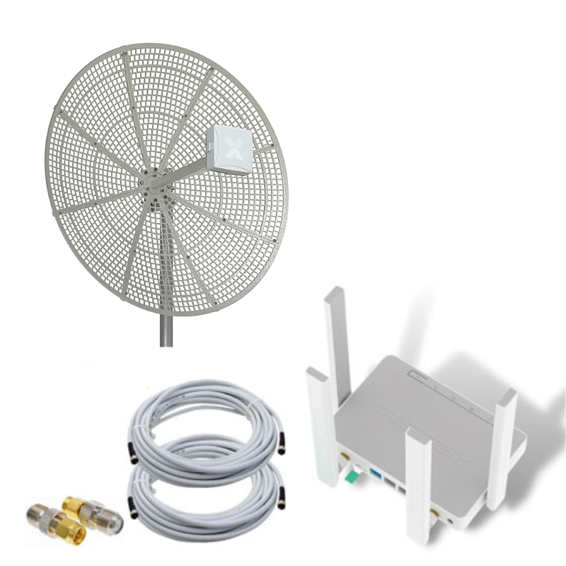 Мобильный интернет на дачу 3G/4G/WI-FI – Keenetic Runner 4G с антенной ...