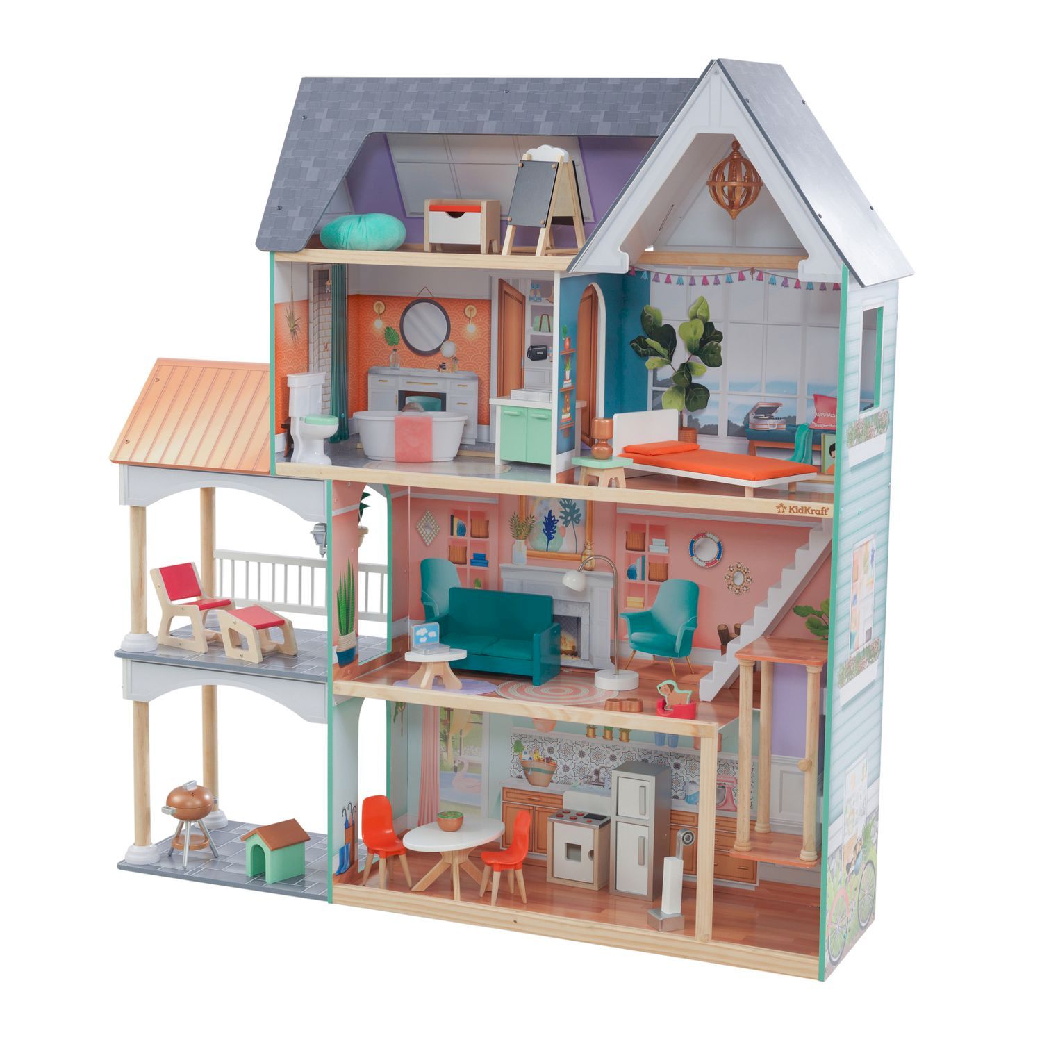 Идеи на тему «КУКОЛЬНЫЙ ДОМ» (56) | кукольный домик, кукольные дома, домик для барби