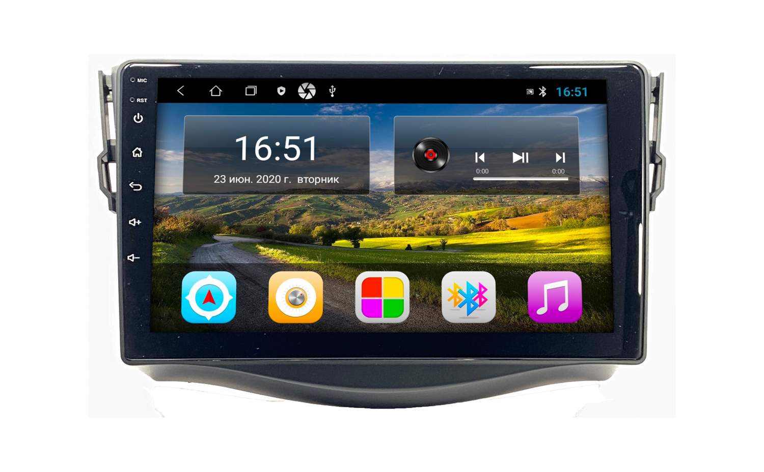 Штатная автомагнитола Zenith Toyota RAV4 2006-2012, Android 12, 2/16GB /  Мультируль / ШГУ - купить в MediaBass, цена на Мегамаркет