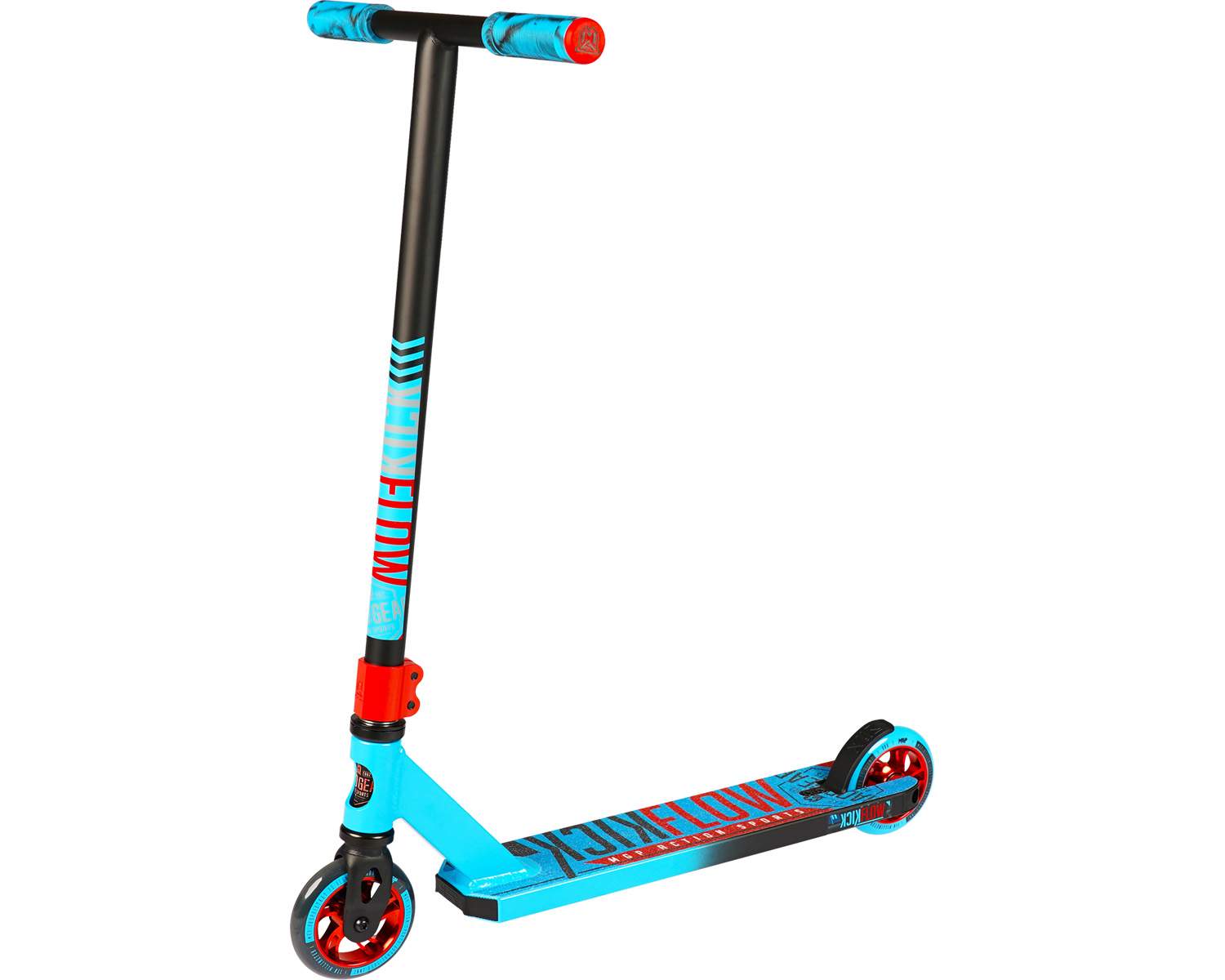 Трюковый самокат MGP Madd Gear KICK FLOW SCOOTER Черно-синий 212-346 –  купить в Москве, цены в интернет-магазинах на Мегамаркет