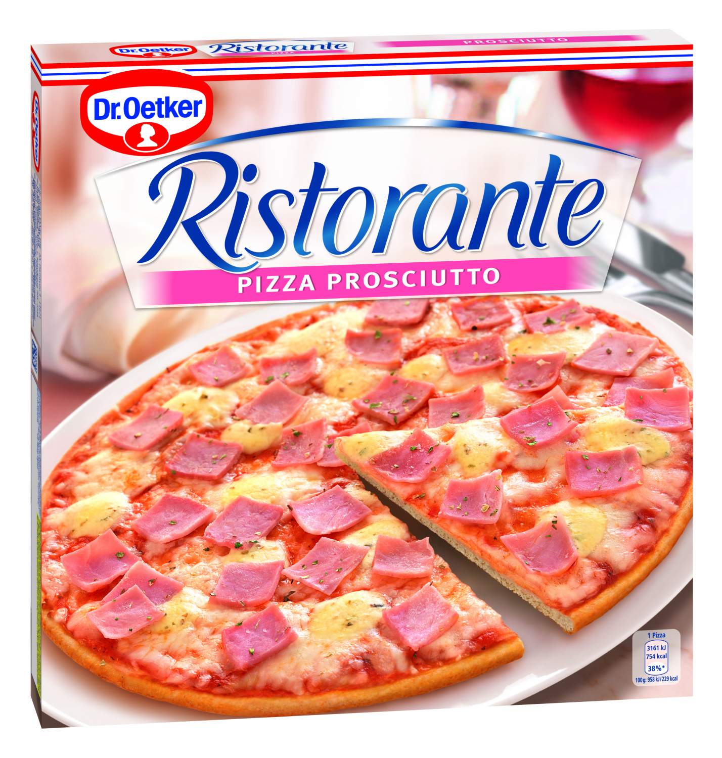 Купить пицца Dr.Oetker Ristorante с ветчиной замороженная, цены на  Мегамаркет | Артикул: 100028195304