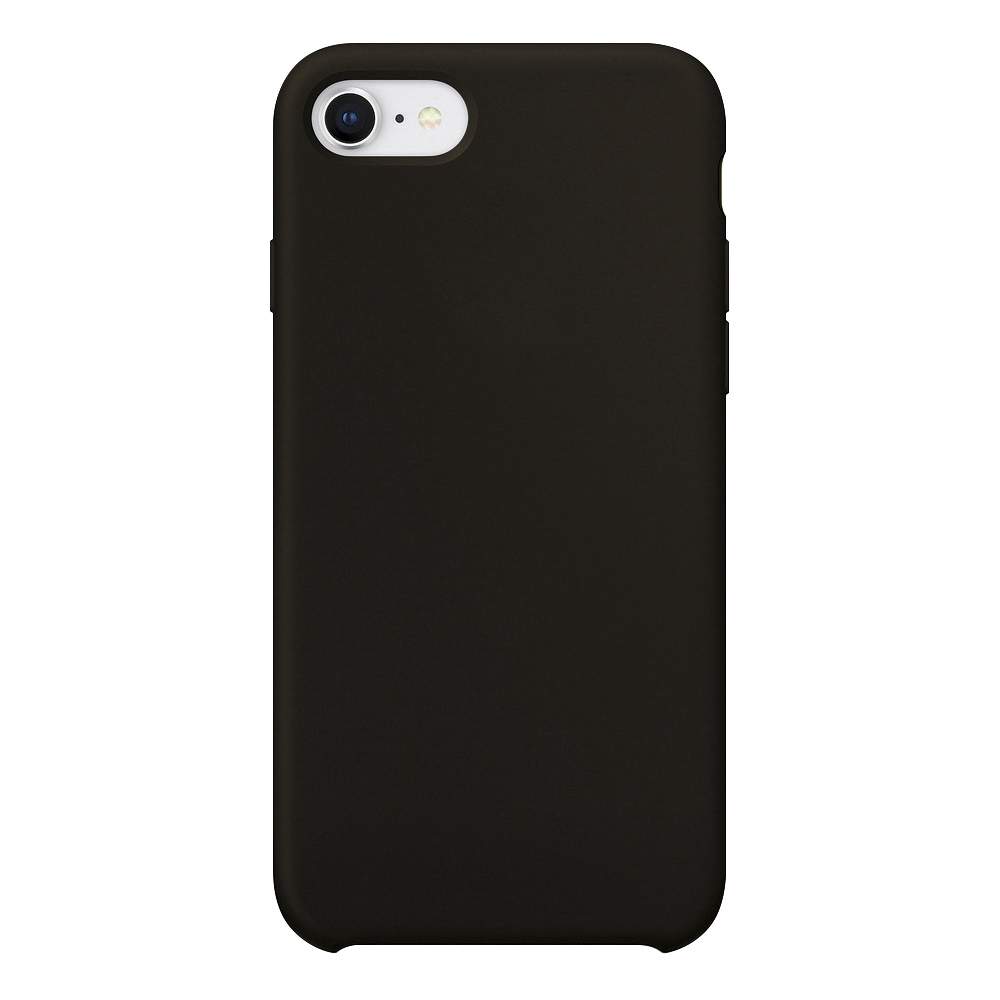 Чехол Silicone Case для iPhone 7/8, чёрный, SCIP78-18-BLAC – купить в  Москве, цены в интернет-магазинах на Мегамаркет