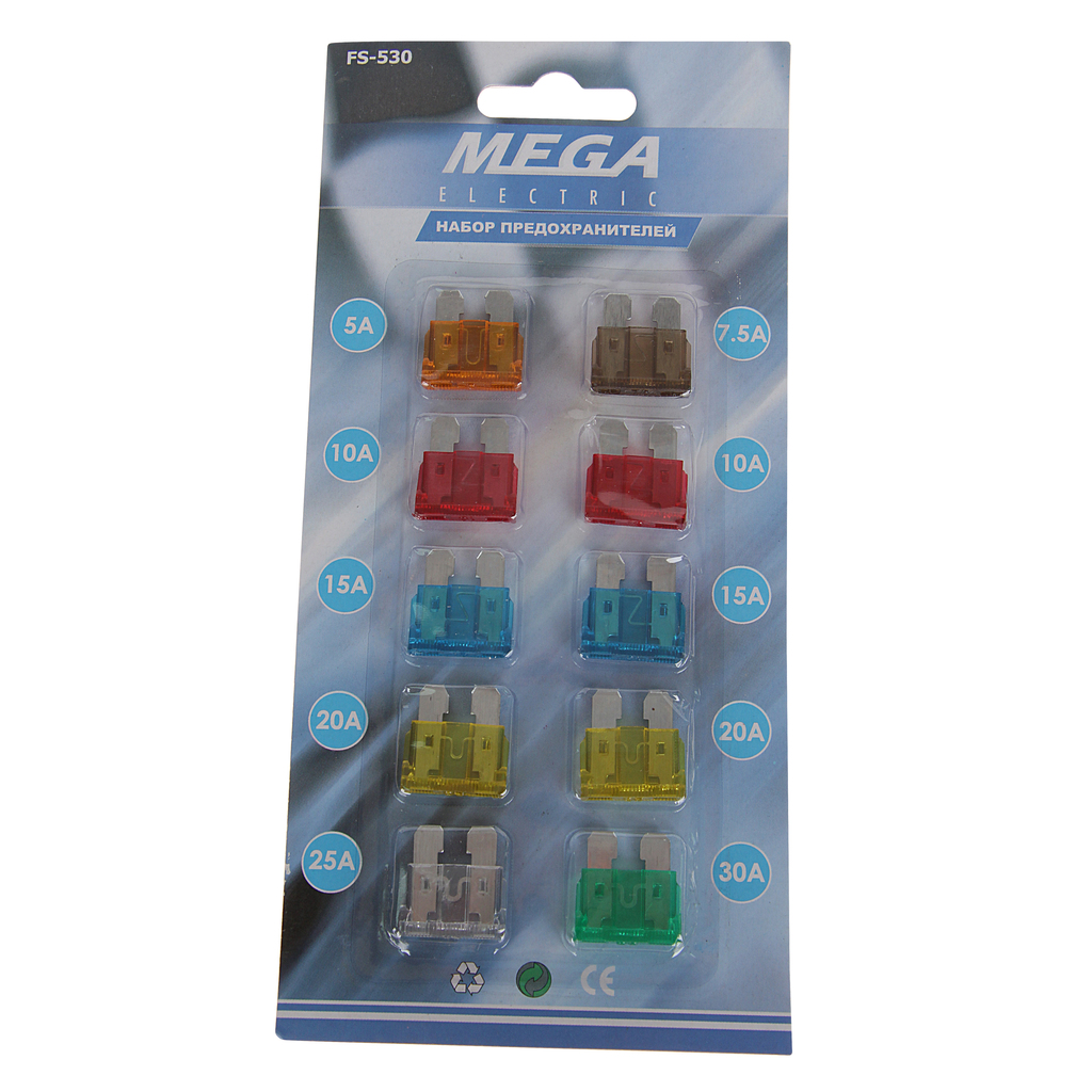 Предохранители автомобильные MEGA ELECTRIC - купить в Москве - Мегамаркет