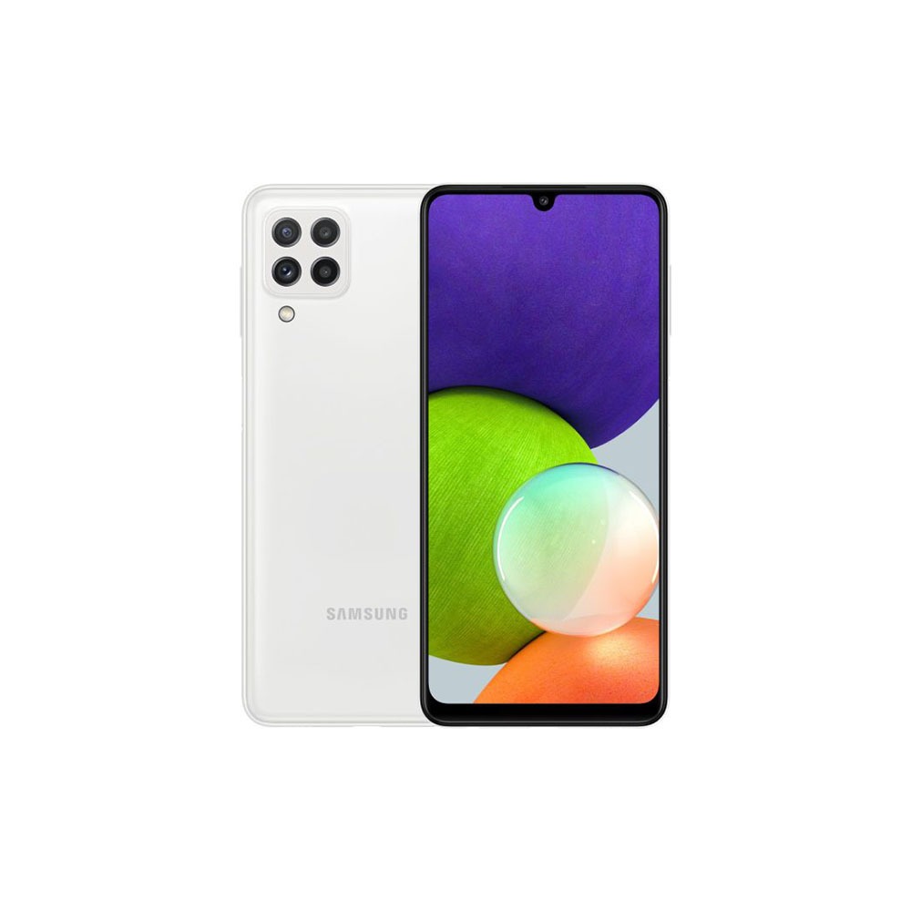 Смартфон Samsung Galaxy A22 4/128GB White (SM-A225FZWGSER), купить в  Москве, цены в интернет-магазинах на Мегамаркет