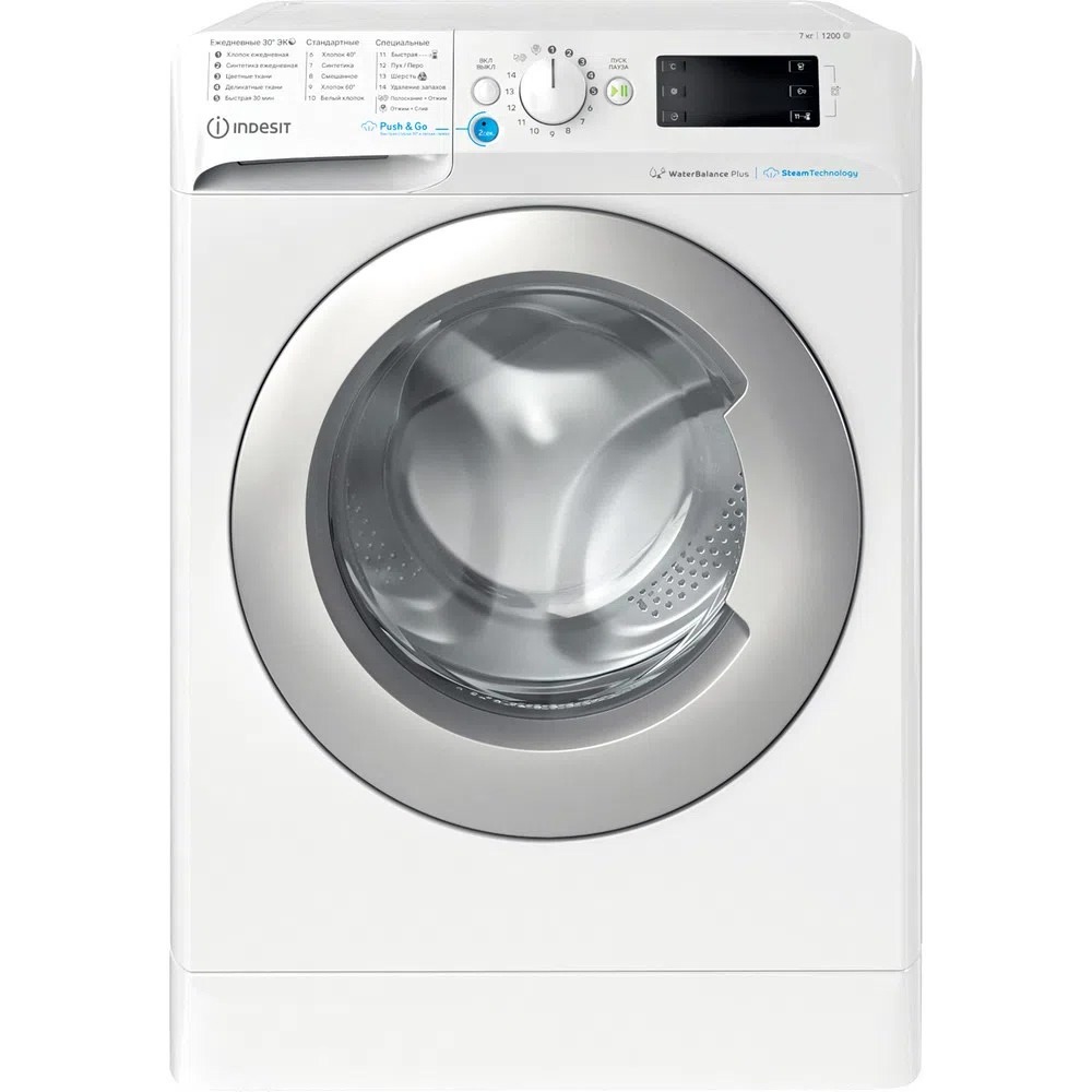 Стиральная машина Indesit BWSE 71252X WSV RU белый - отзывы покупателей на  маркетплейсе Мегамаркет | Артикул: 600005579096