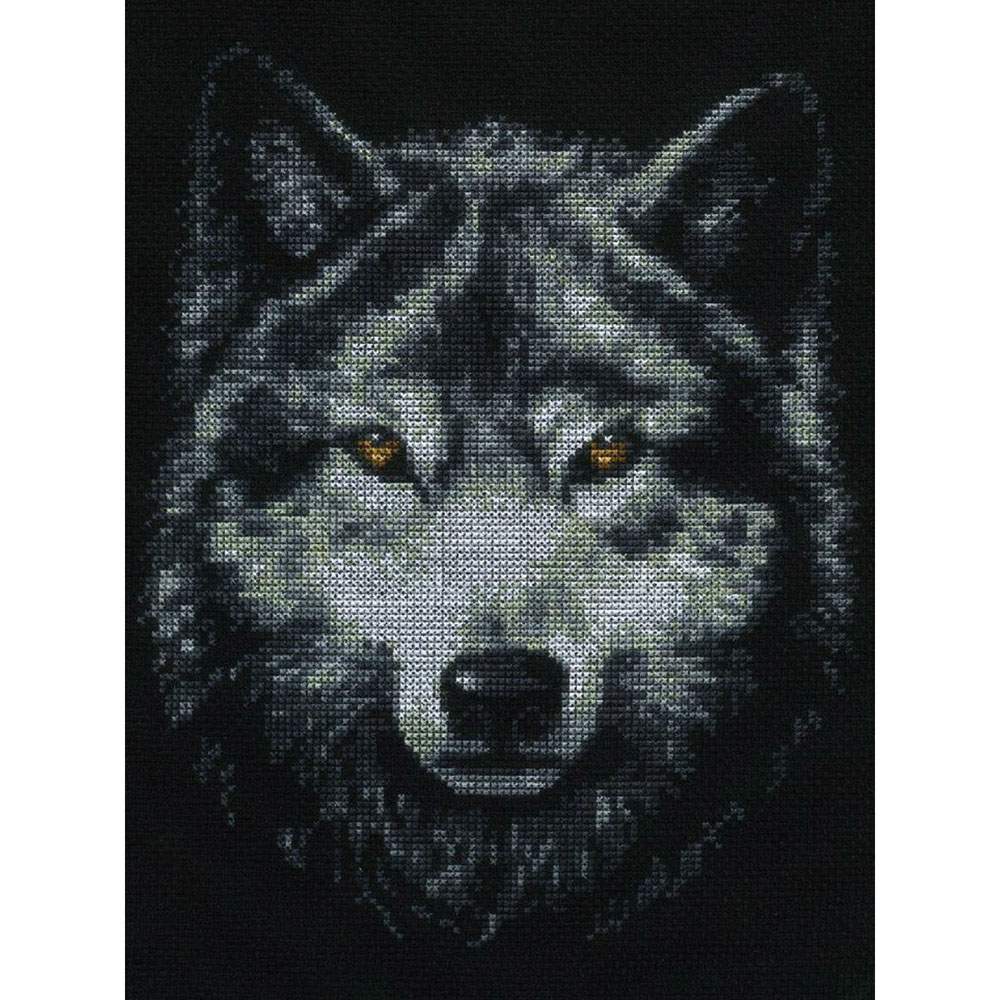 Купить 02.001 Набор для вышивания Палитра Взгляд волка, 21х27 см, цены  на Мегамаркет | Артикул: 600001125095