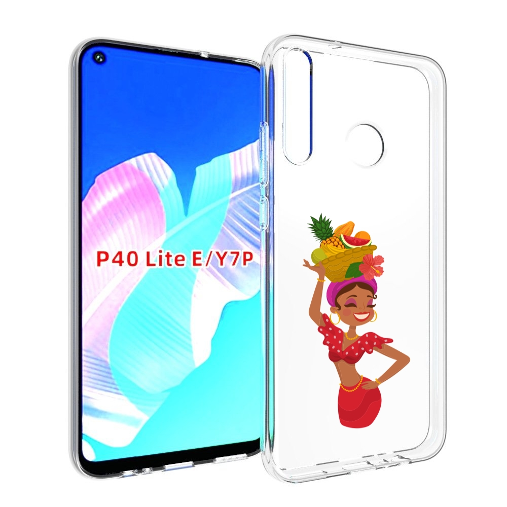 Чехол бампер MyPads девушка-мулатка для Huawei P40 Lite E - купить в  Москве, цены на Мегамаркет