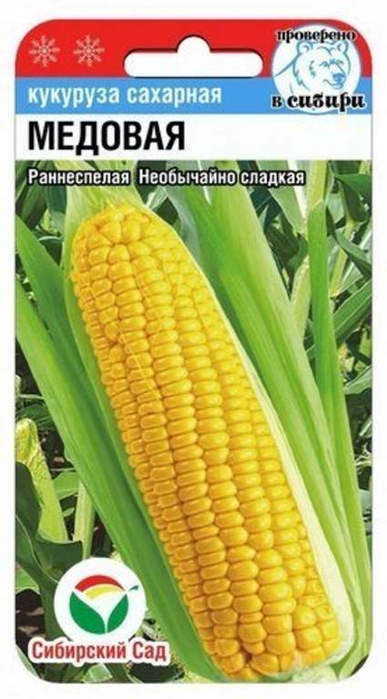 Кукуруза Медовая: описание сорта, характеристики, посадка и выращивание, отзывы