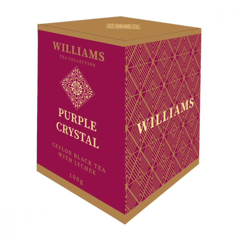 Чай Williams Purple Crystal черный с лепестками сафлора и ароматом личи 100  г - отзывы покупателей на маркетплейсе Мегамаркет | Артикул: 100026443234