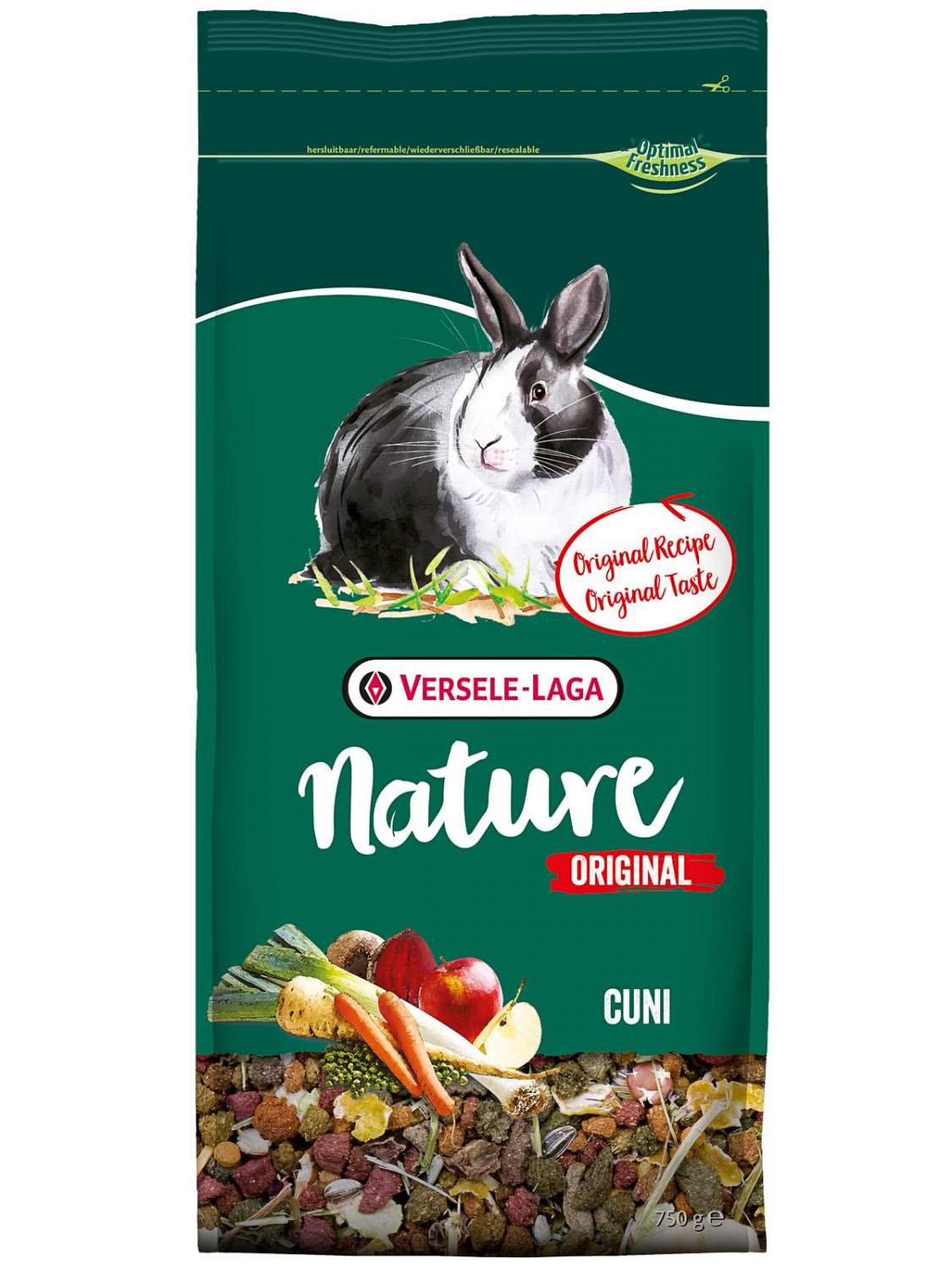 Корм для кроликов Versele-Laga Nature Original Cuni 0.75 кг - отзывы  покупателей на маркетплейсе Мегамаркет | Артикул товара:600002481968