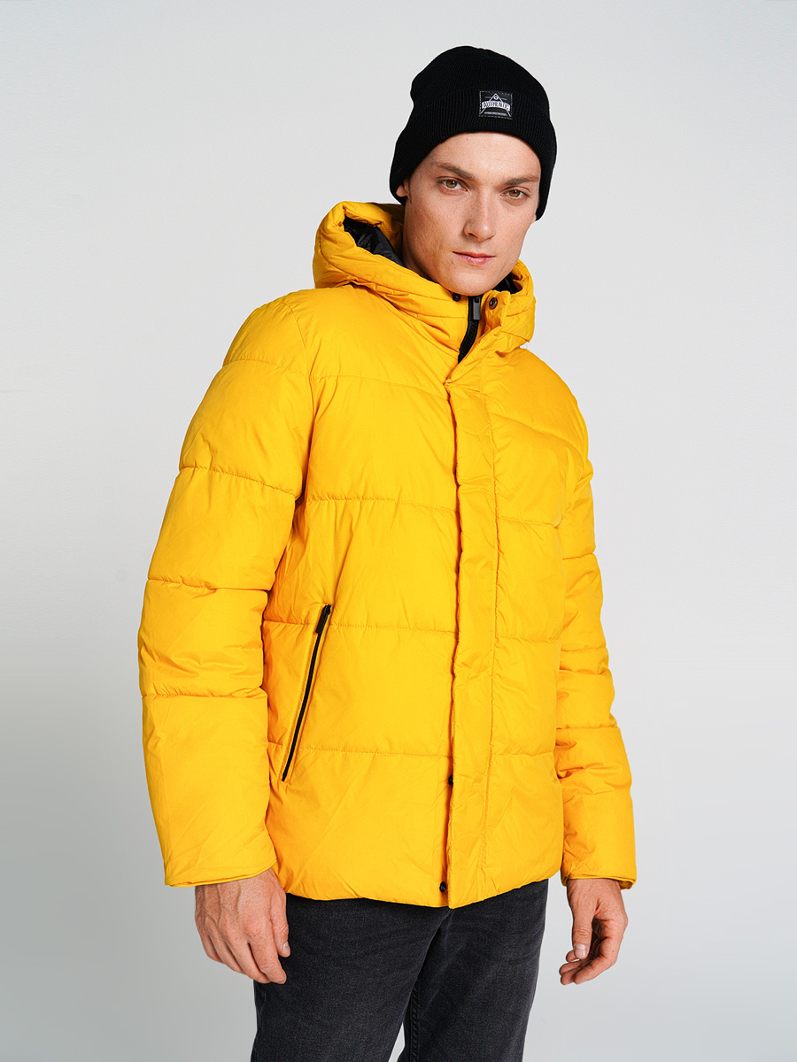Зимняя куртка мужская ТВОЕ A6623 желтая XXL - отзывы на маркетплейсеМегамаркет