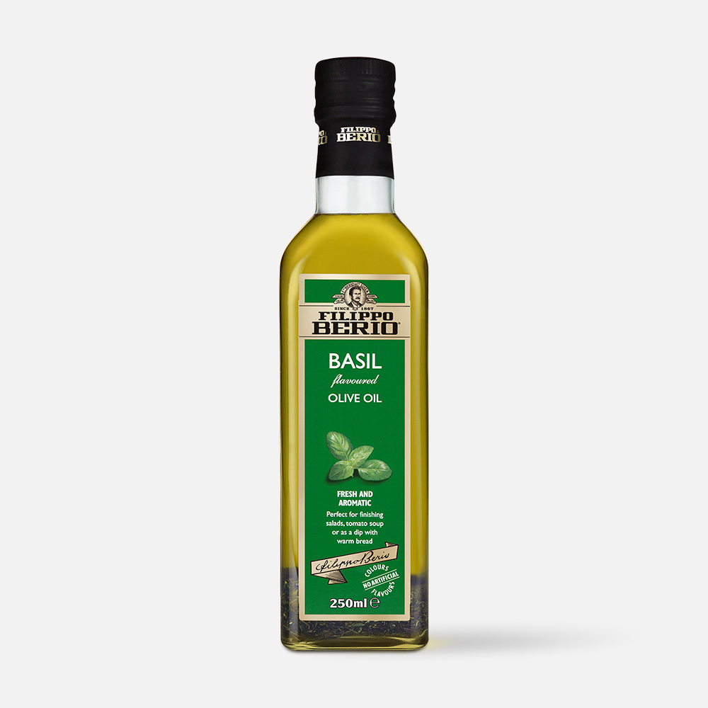 Оливковое масло Filippo Berio Extra Virgin Базилик 250 мл - отзывы  покупателей на маркетплейсе Мегамаркет | Артикул: 100036945388