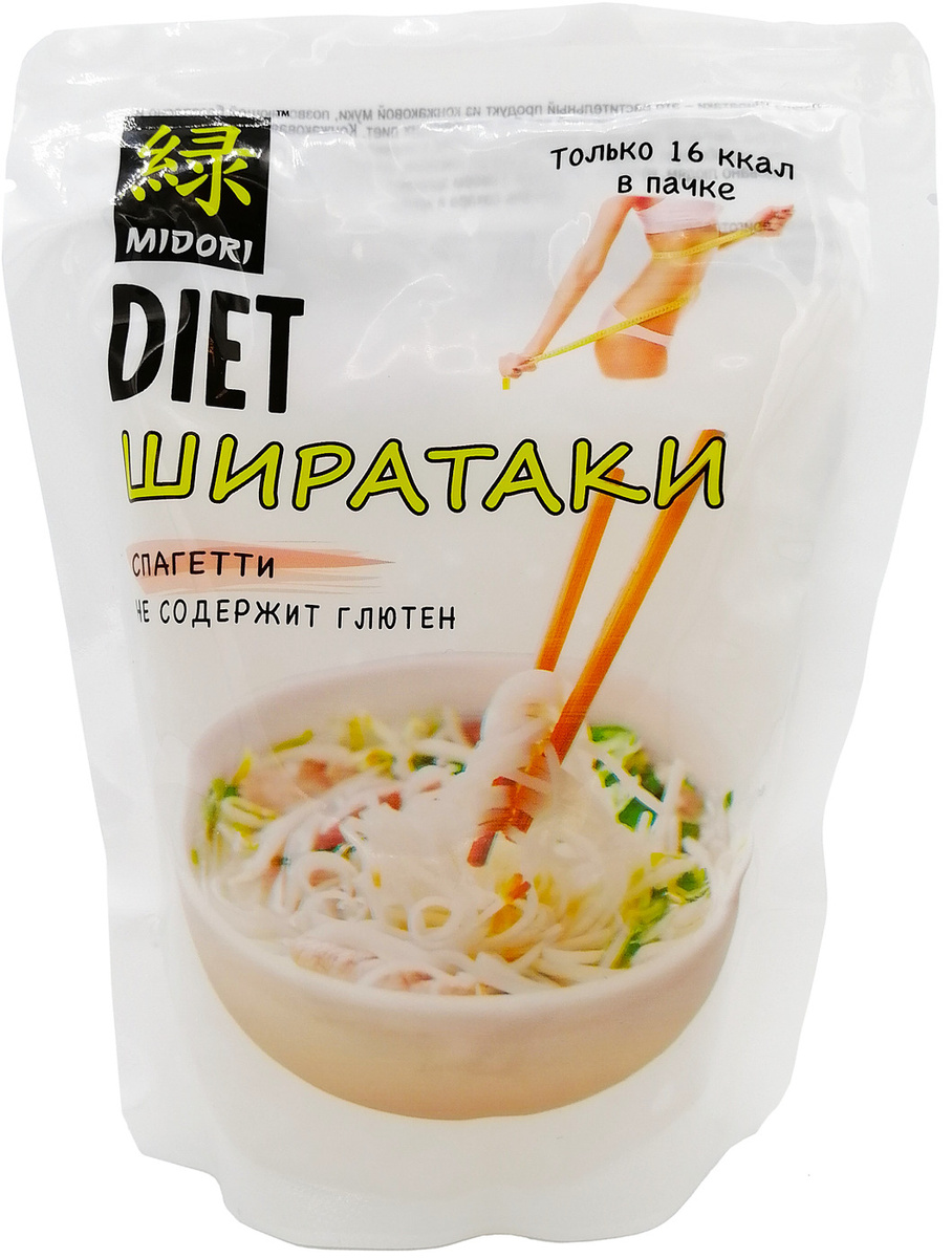 Купить лапша спагетти Ширатаки diet spaghetti 200 г, цены на Мегамаркет |  Артикул: 100024354684