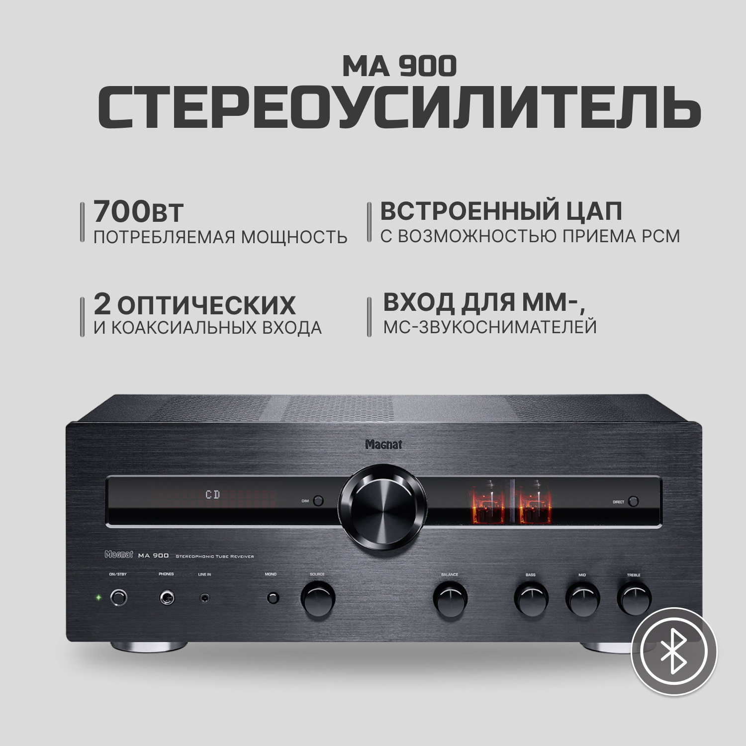 Интегральный усилитель Magnat MA 900 Black – купить в Москве, цены в ...