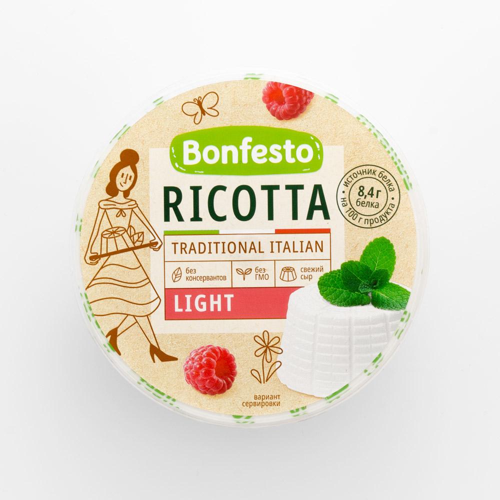 Сыр мягкий Bonfesto Ricotta Light 40% 250 г - отзывы покупателей на  маркетплейсе Мегамаркет | Артикул: 100026605271