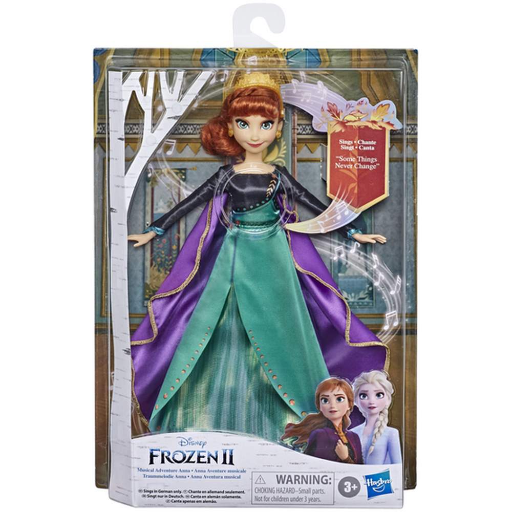 Купить кукла Hasbro Disney Frozen Холодное сердце 2 E88815X0 Поющая Анна,  цены на Мегамаркет