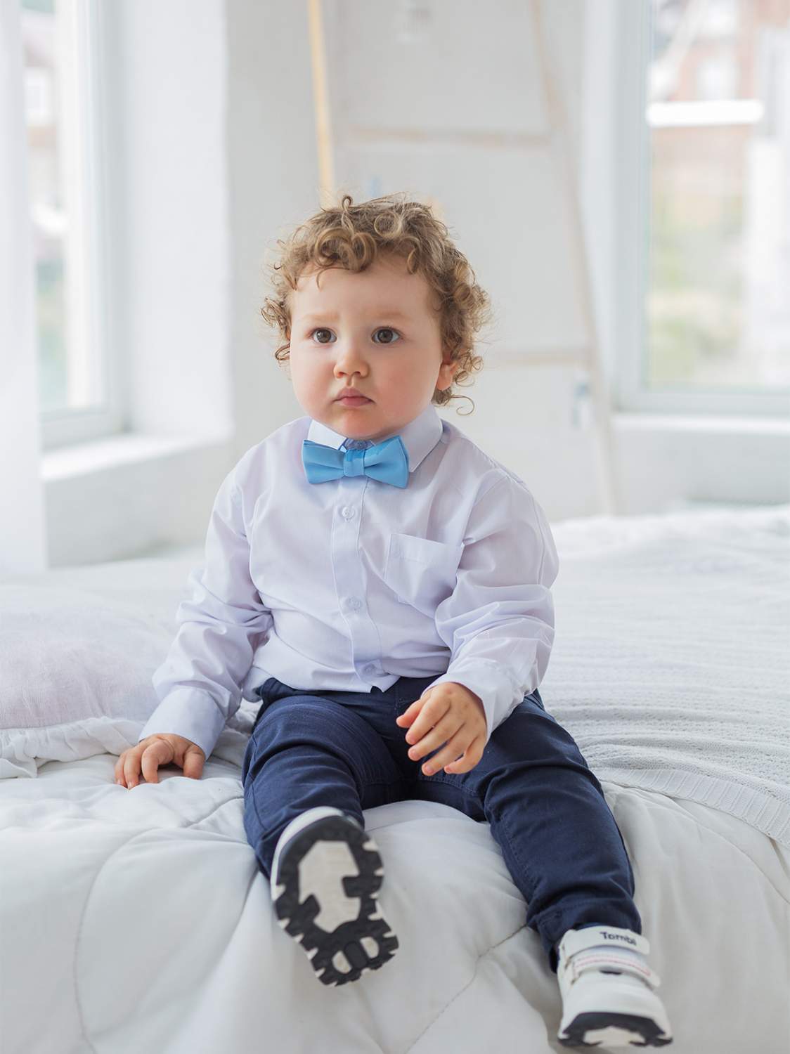 Купить галстук-бабочка детский Особенный День 341-3, голубой, цены на  Мегамаркет | Артикул: 600010860873