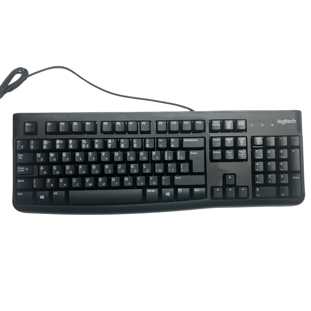 Проводная клавиатура Logitech K120 Black (920-002508) - отзывы покупателей  на маркетплейсе Мегамаркет | Артикул: 600010572601