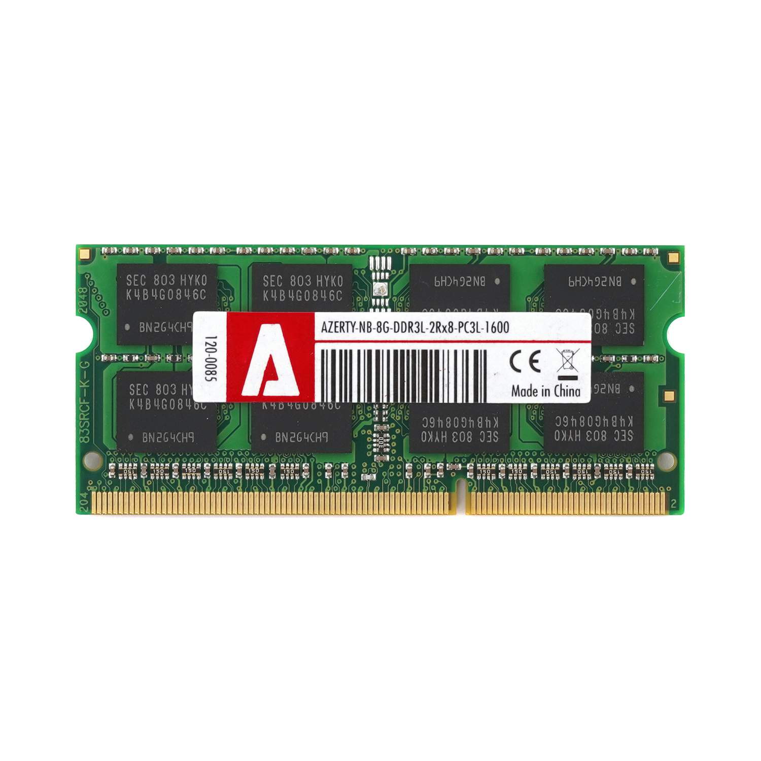 Оперативная память Azerty (120-0085) DDR3L 1x8Gb 1600MHz, купить в Москве,  цены в интернет-магазинах на Мегамаркет