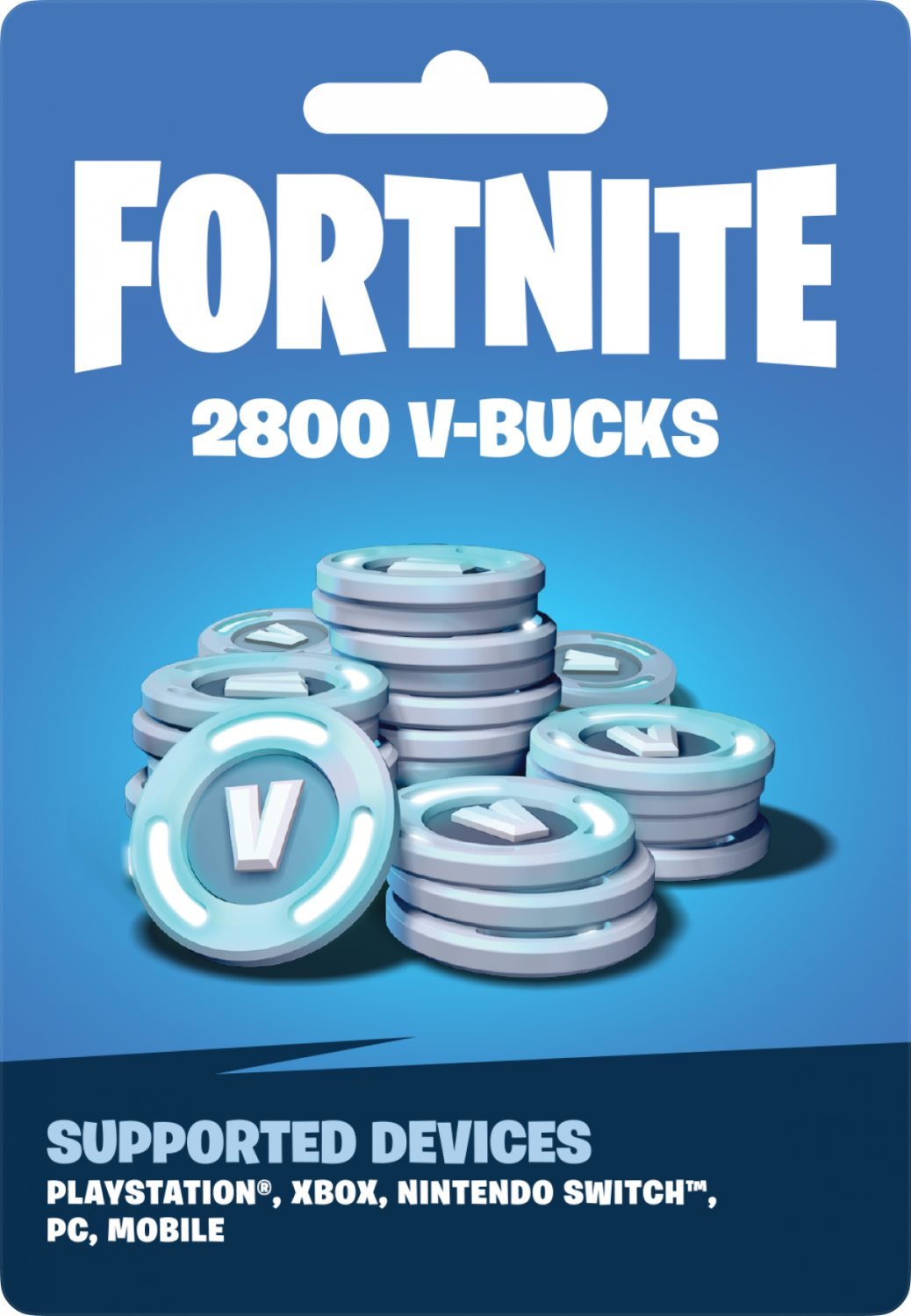 Карта для пополнения Fortnite 2800 в-баксов, V-Bucks – купить в Москве,  цены в интернет-магазинах на Мегамаркет