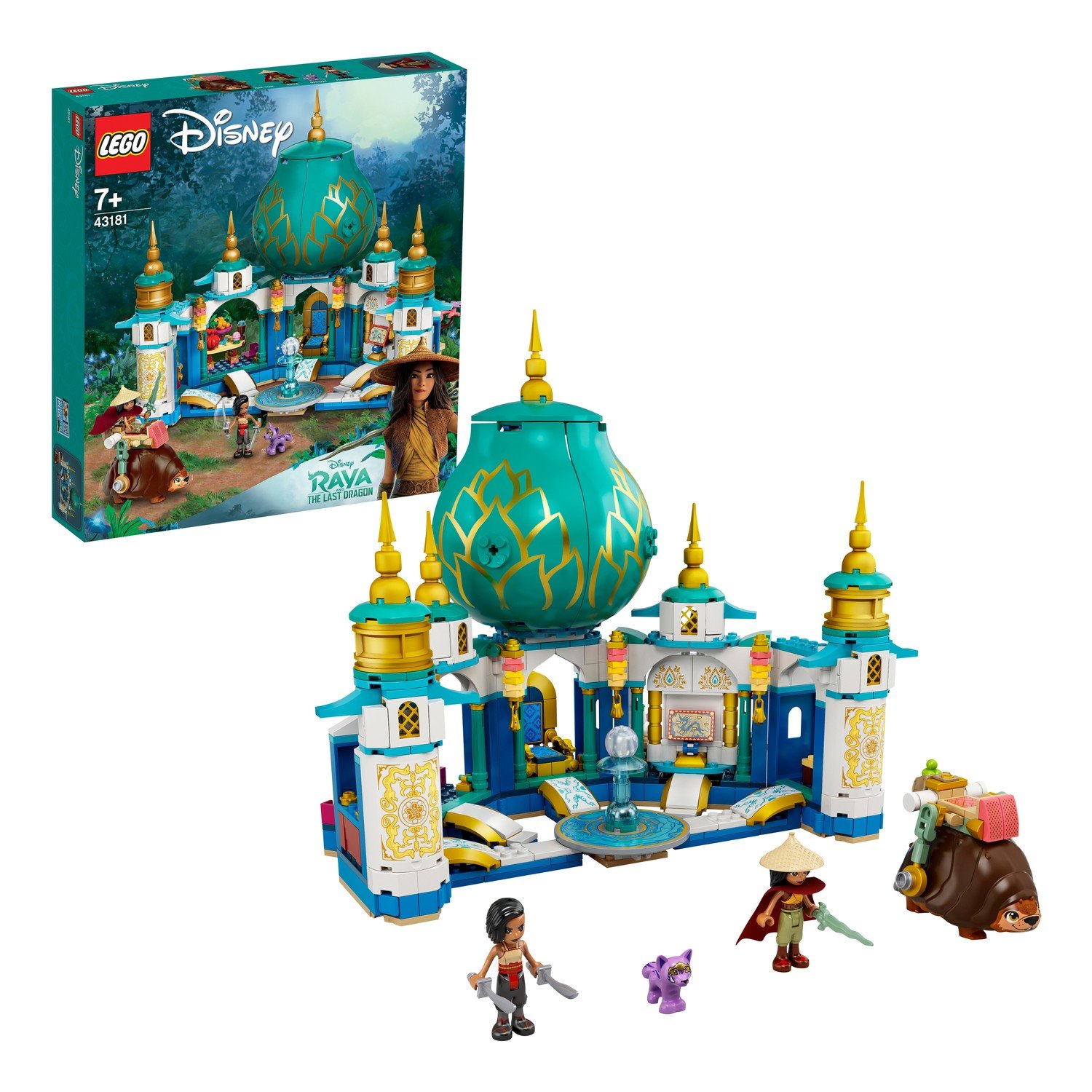 Отзывы о конструктор LEGO Disney Princess 43181 Райя и Дворец сердца -  отзывы покупателей на Мегамаркет | конструкторы LEGO 43181 - 100028172267