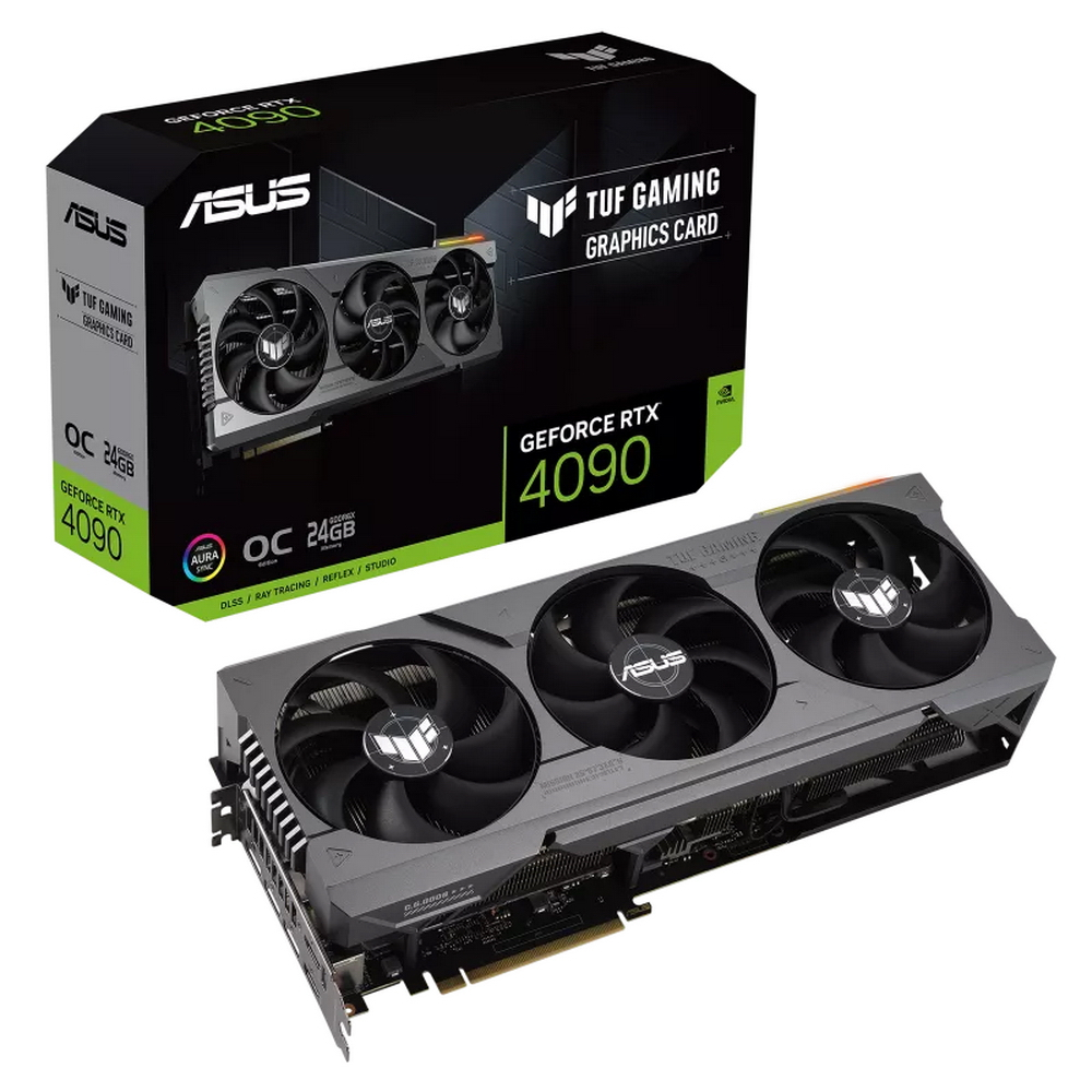 Видеокарта Asus NVIDIA GeForce RTX 4090 TUF Gaming OC Edition  (TUF-RTX4090-O24G-GAMING), купить в Москве, цены в интернет-магазинах на  Мегамаркет