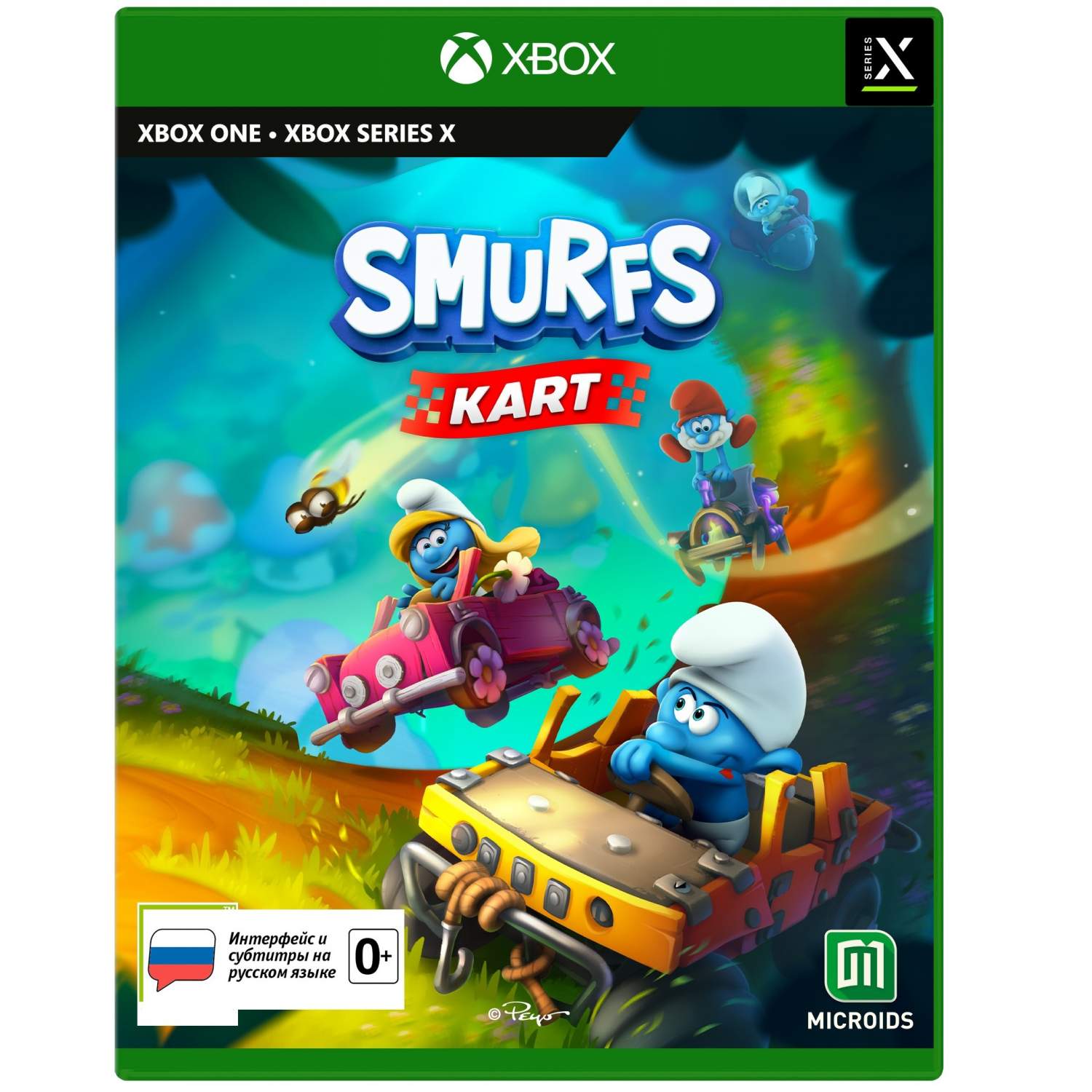 Игра Smurfs Kart (Xbox One, Xbox Series X, русские субтитры) - купить в  Москве, цены в интернет-магазинах Мегамаркет