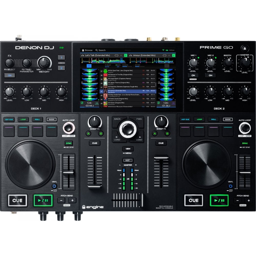 Купить dJконтроллер Denon Prime GO, цены на Мегамаркет Артикул