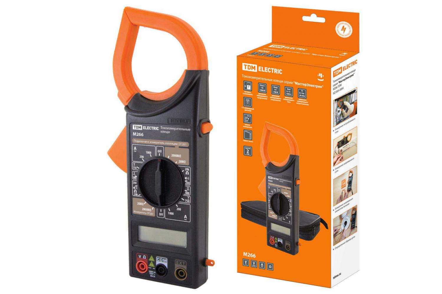 Токоизмерительные клещи TDM ELECTRIC М266 купить в интернет-магазине ...