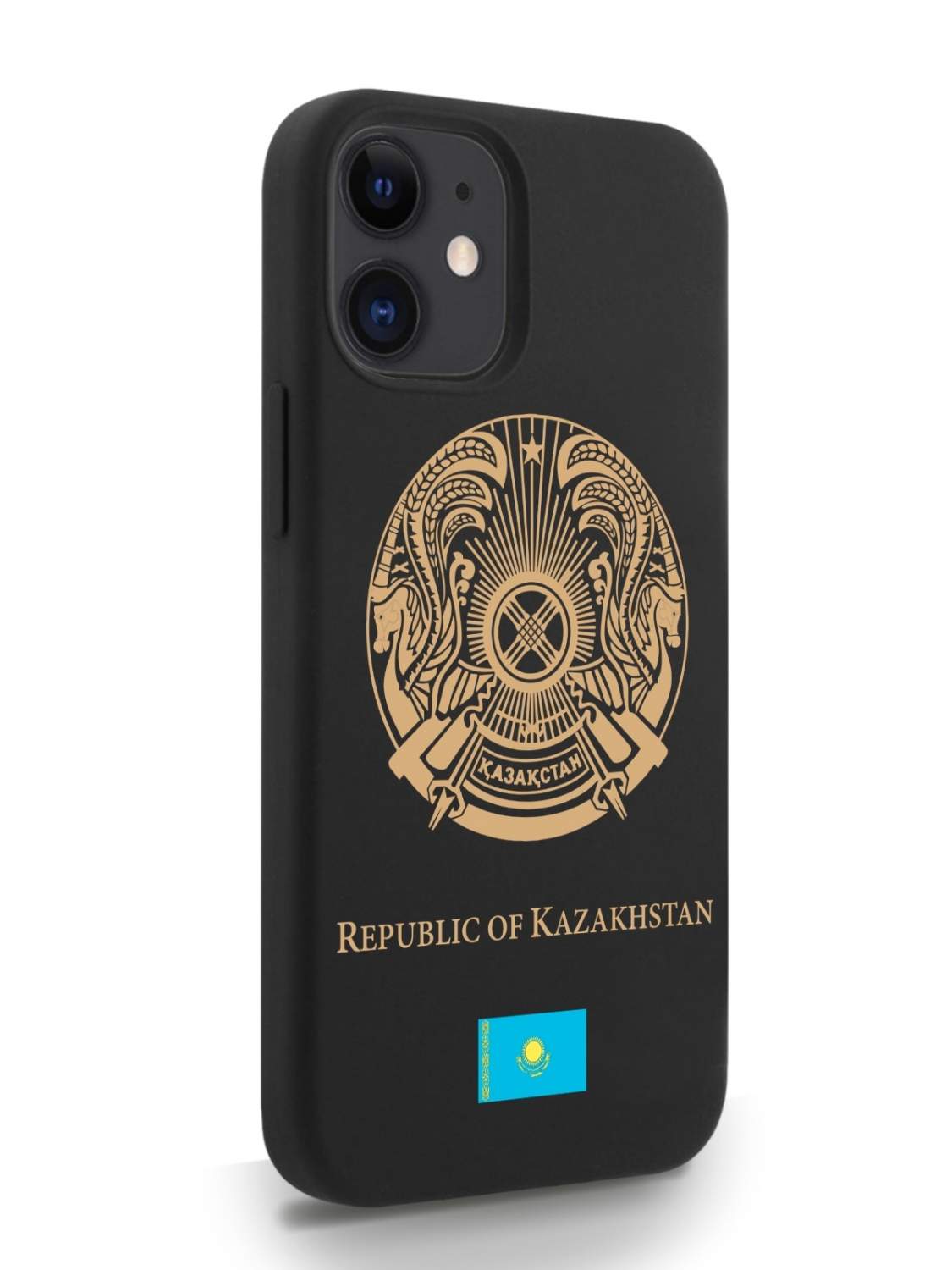 Черный SignumCase для iPhone 12 Mini Золотой Герб Казахстана черный, купить  в Москве, цены в интернет-магазинах на Мегамаркет