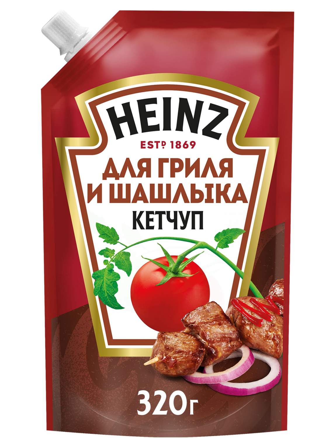 Купить кетчуп Heinz для Гриля и Шашлыка 320г, цены на Мегамаркет | Артикул:  100029933905