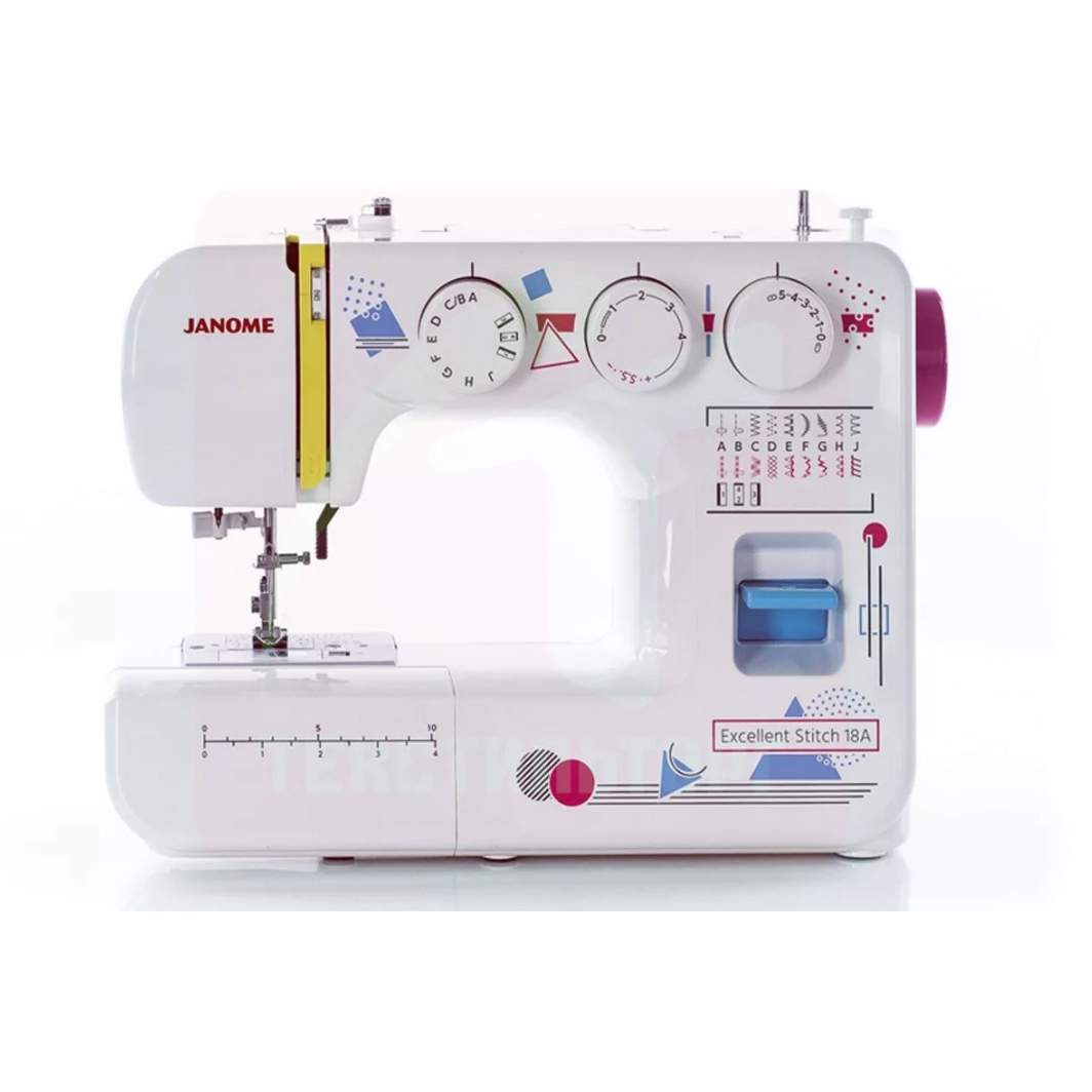 Швейная машина Janome Excellent Stitch 18A White, купить в Москве, цены в  интернет-магазинах на Мегамаркет