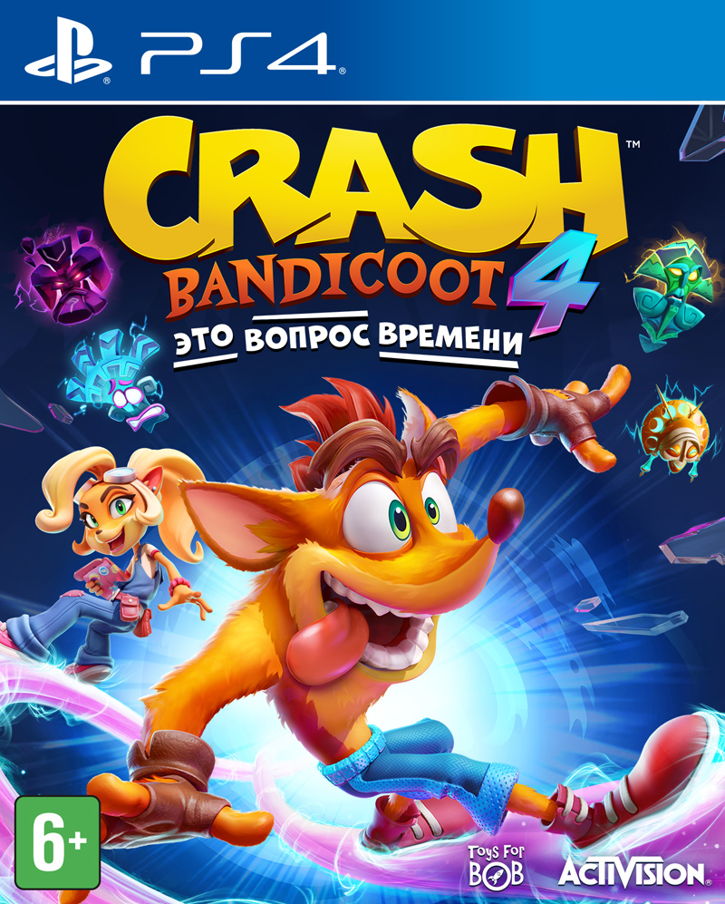 Игра Crash Bandicoot 4: Это Вопрос Времени для PlayStation 4 (Нет пленки на  коробке) - купить в Москве, цены в интернет-магазинах Мегамаркет