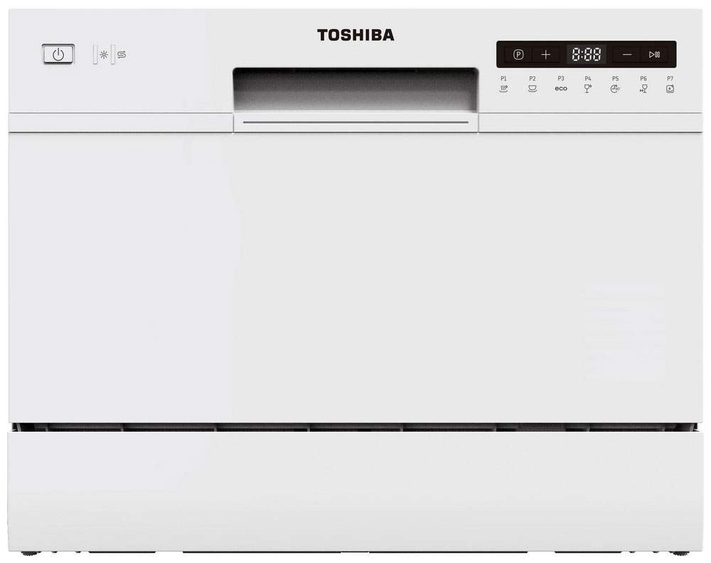 Посудомоечная машина Toshiba DW-06T1(W)-RU белый - отзывы покупателей на  маркетплейсе Мегамаркет | Артикул: 100028092465