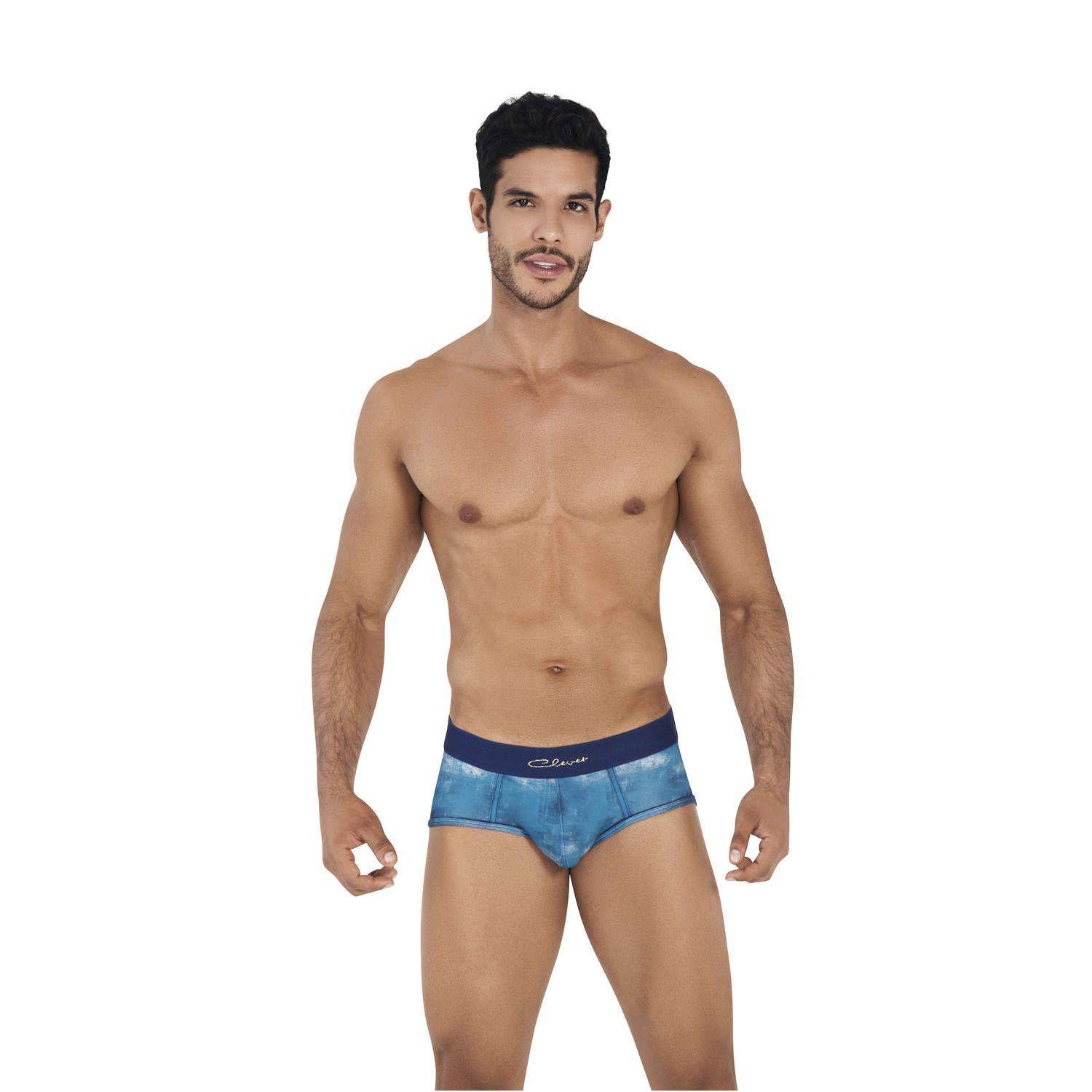 Трусы мужские Clever Masculine Underwear 0402 синие M, купить в Москве,  цены в интернет-магазинах на Мегамаркет