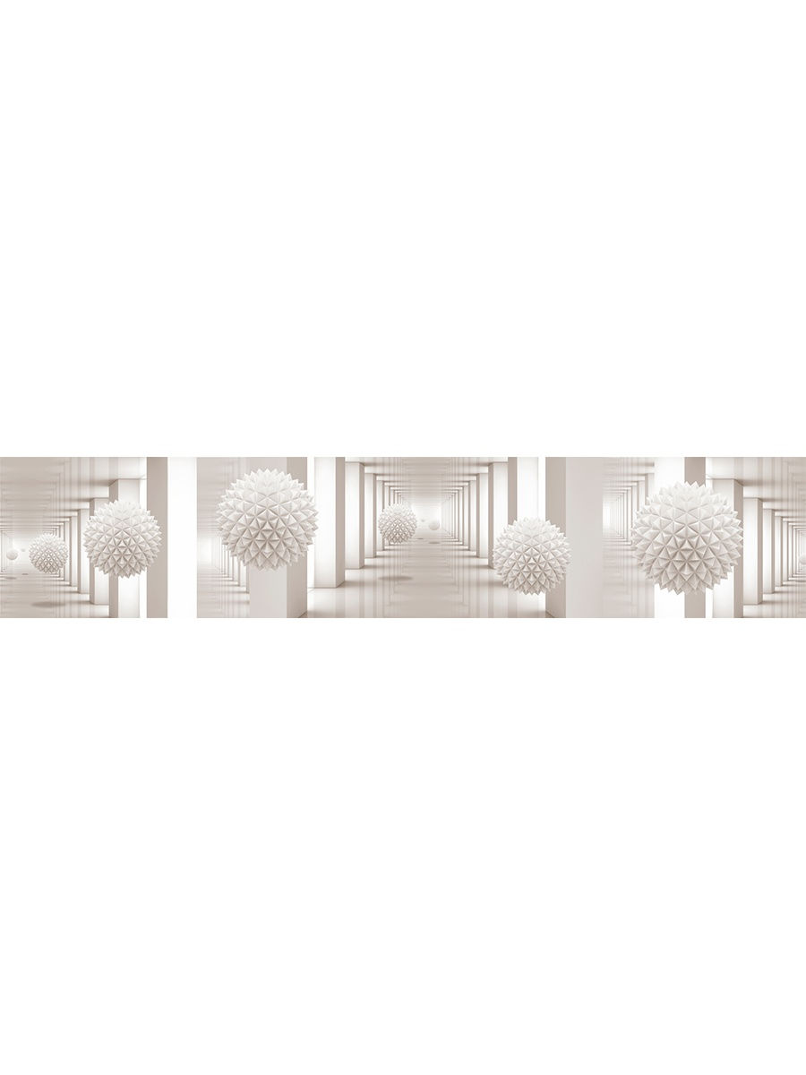 Кухонный фартук Dellitas \"Абстракция\" 3000*600 мм, АБС пластик ...